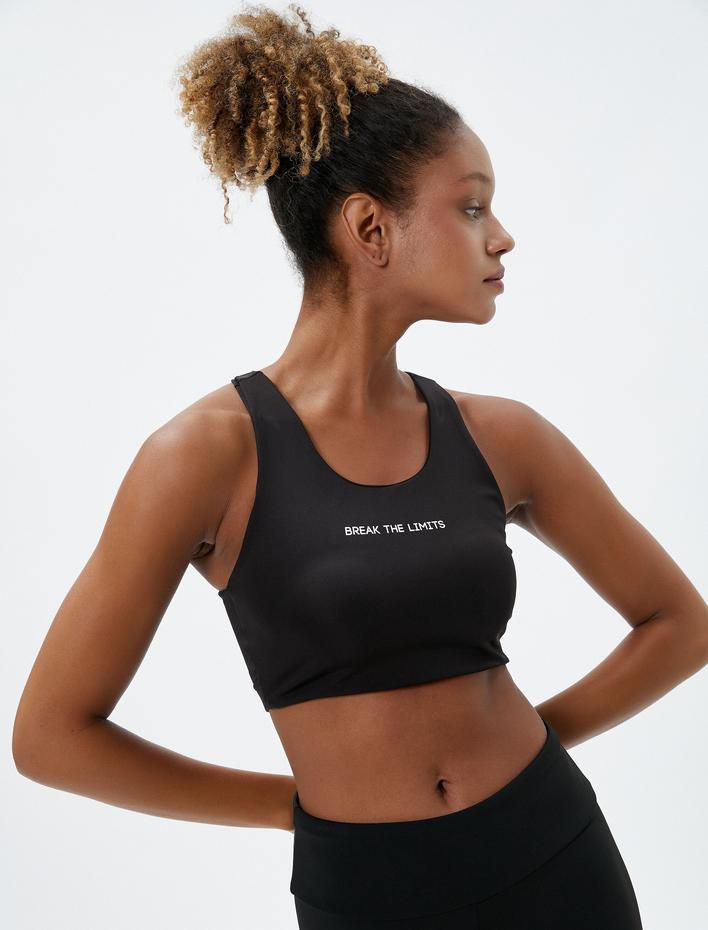  Sporcu Sütyeni Dolgulu Balensiz Arkası Pencere Detaylı Askılı