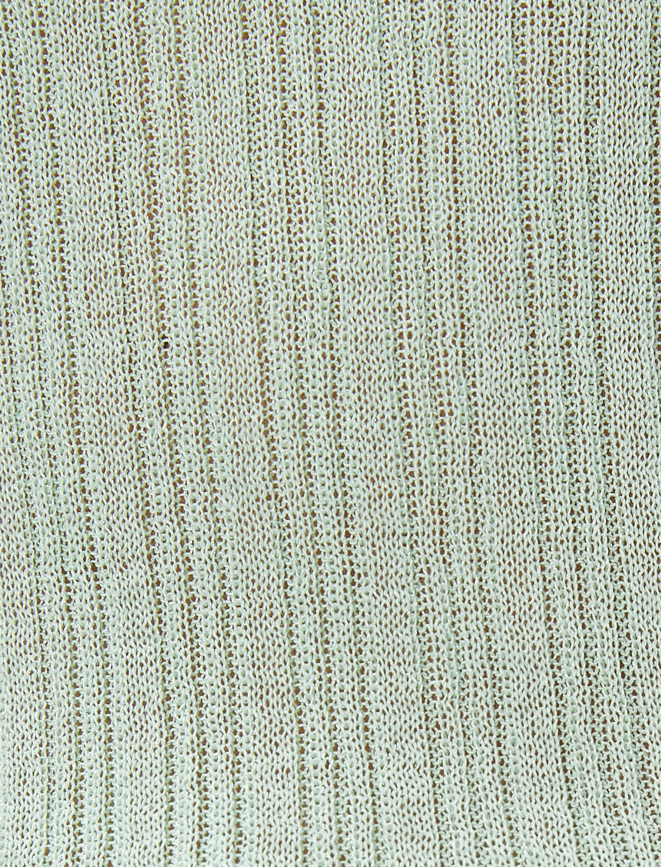   Melis Ağazat X Koton - Kısa Kollu Triko Kazak Çizgili