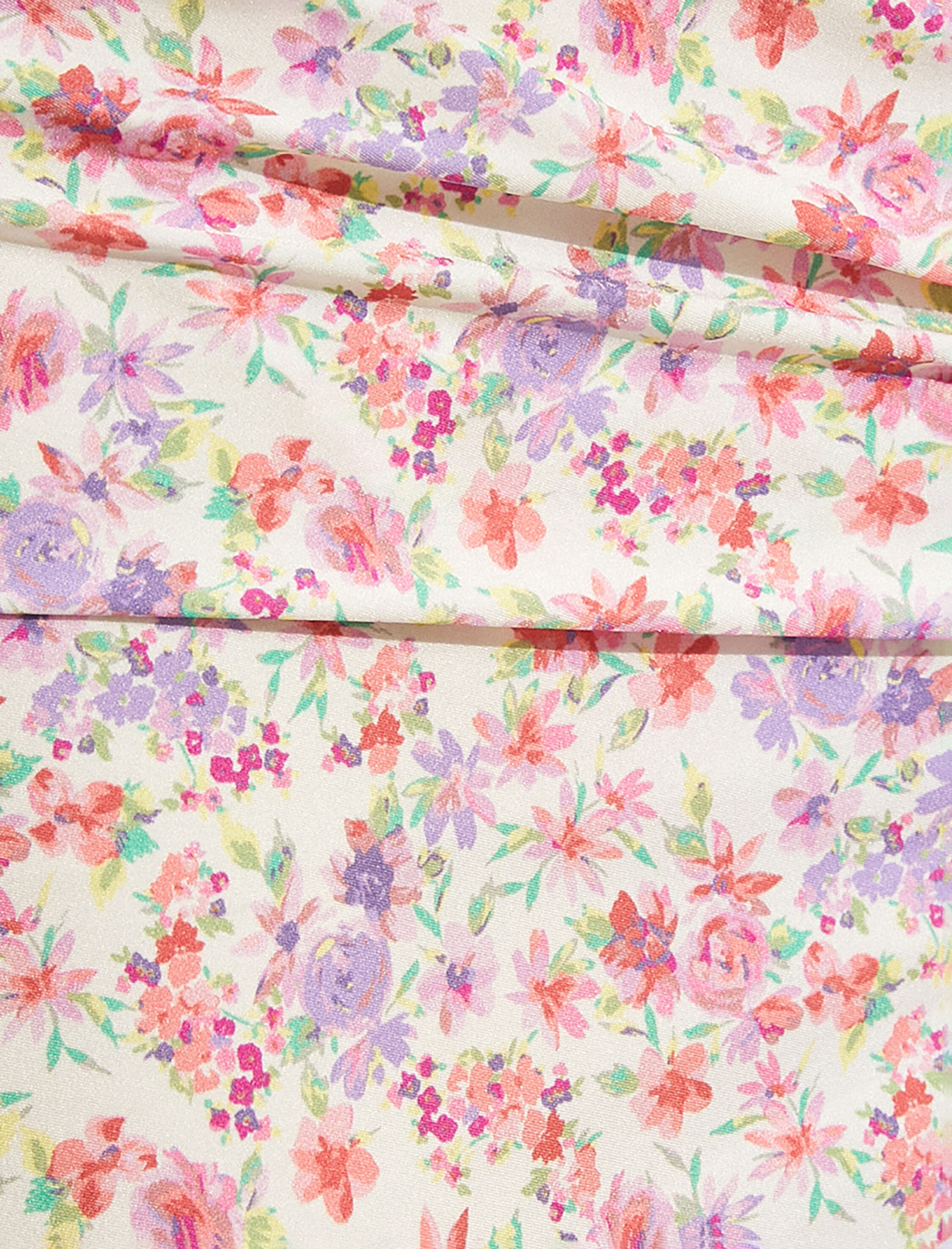   Pareo Çiçekli Yandan Bağlamalı Drapeli