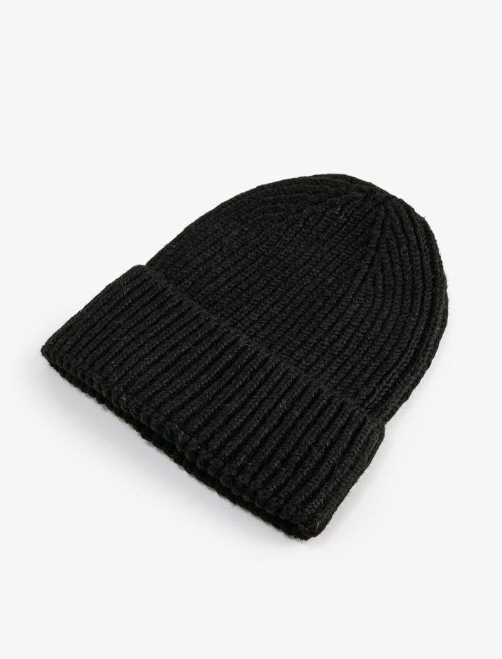 Kadın Lastikli Örgü Basic Bere