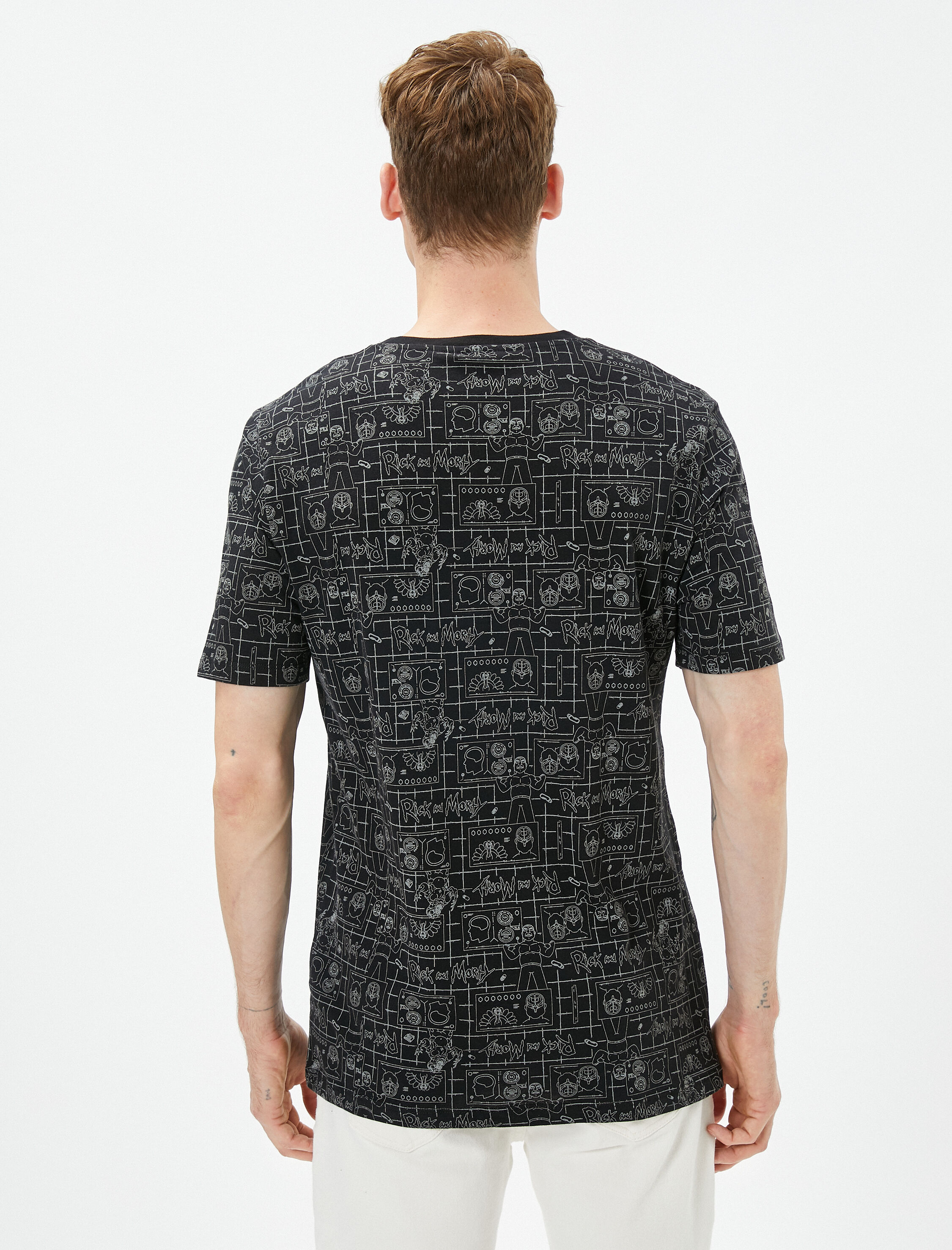   Rick and Morty Tişört Lisanslı Baskılı Pamuklu