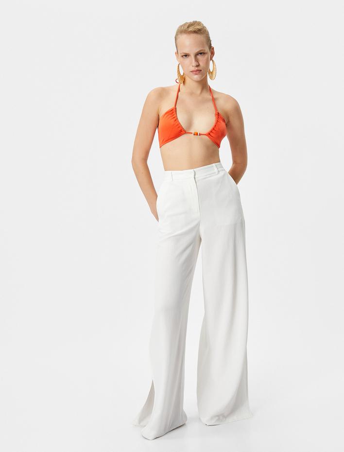  Koton X Şahika Ercümen - Keten Karışımlı Palazzo Pantolon