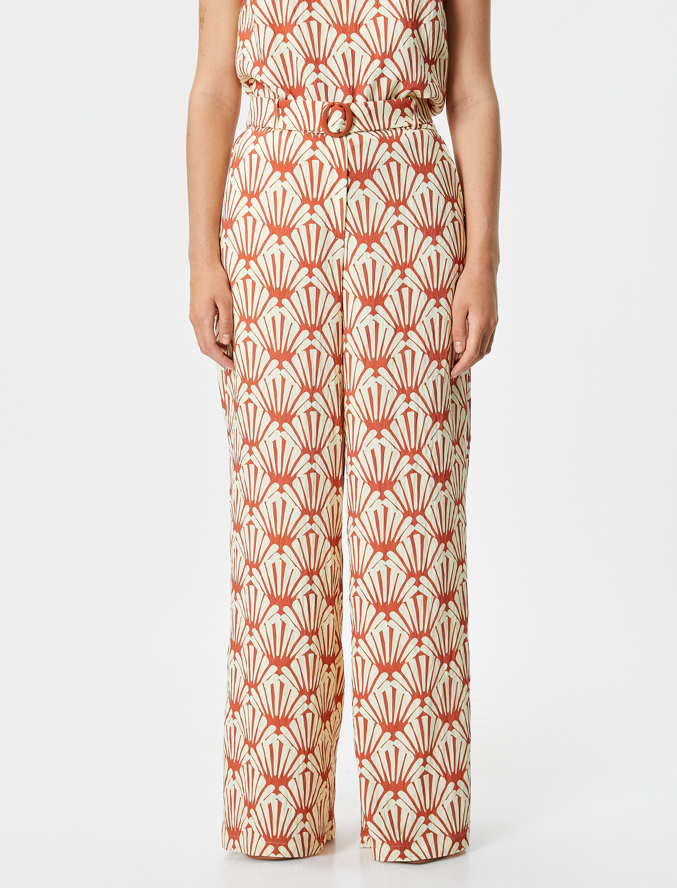   Koton X Şahika Ercümen - Kemerli Bol Paça Pantolon