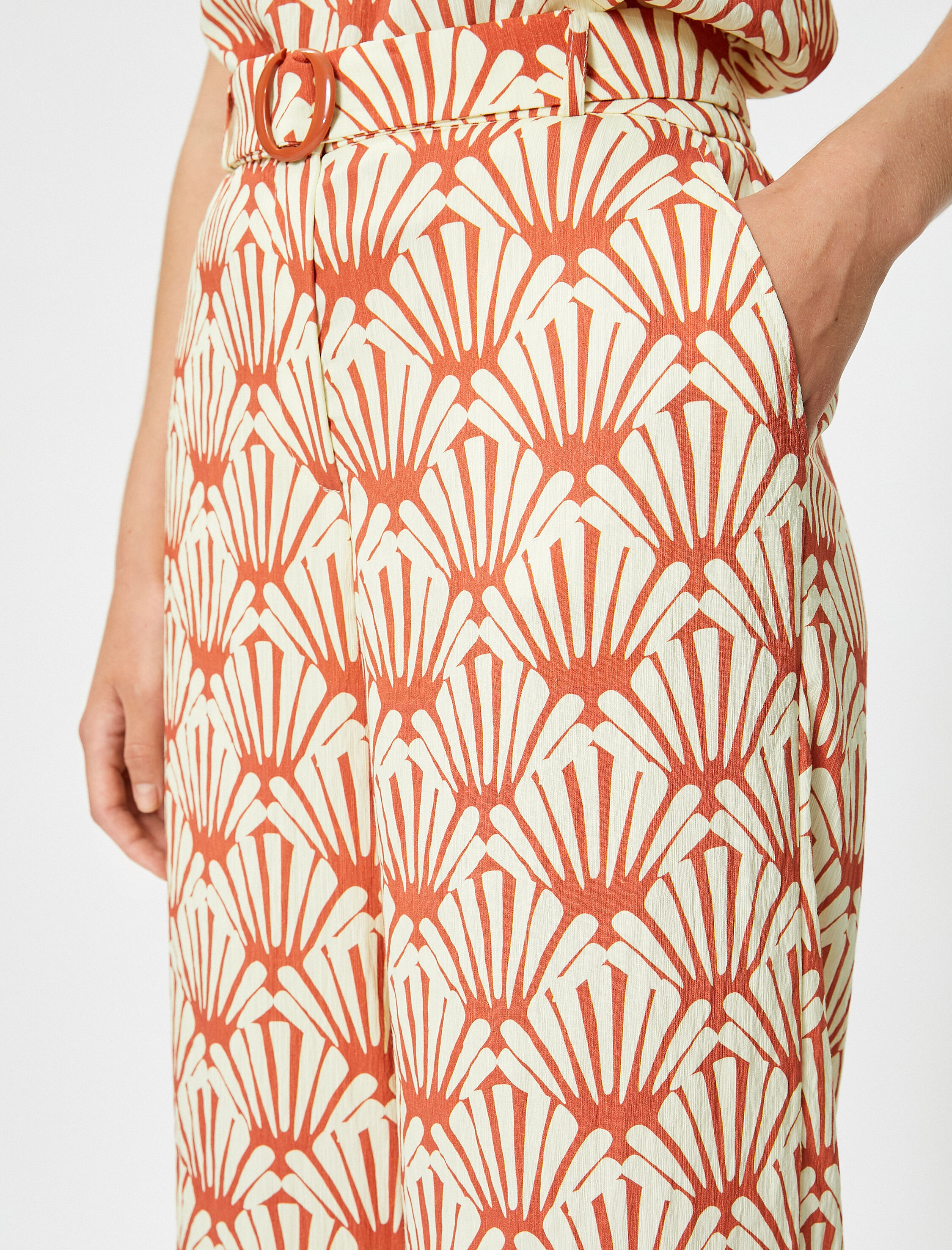   Koton X Şahika Ercümen - Kemerli Bol Paça Pantolon