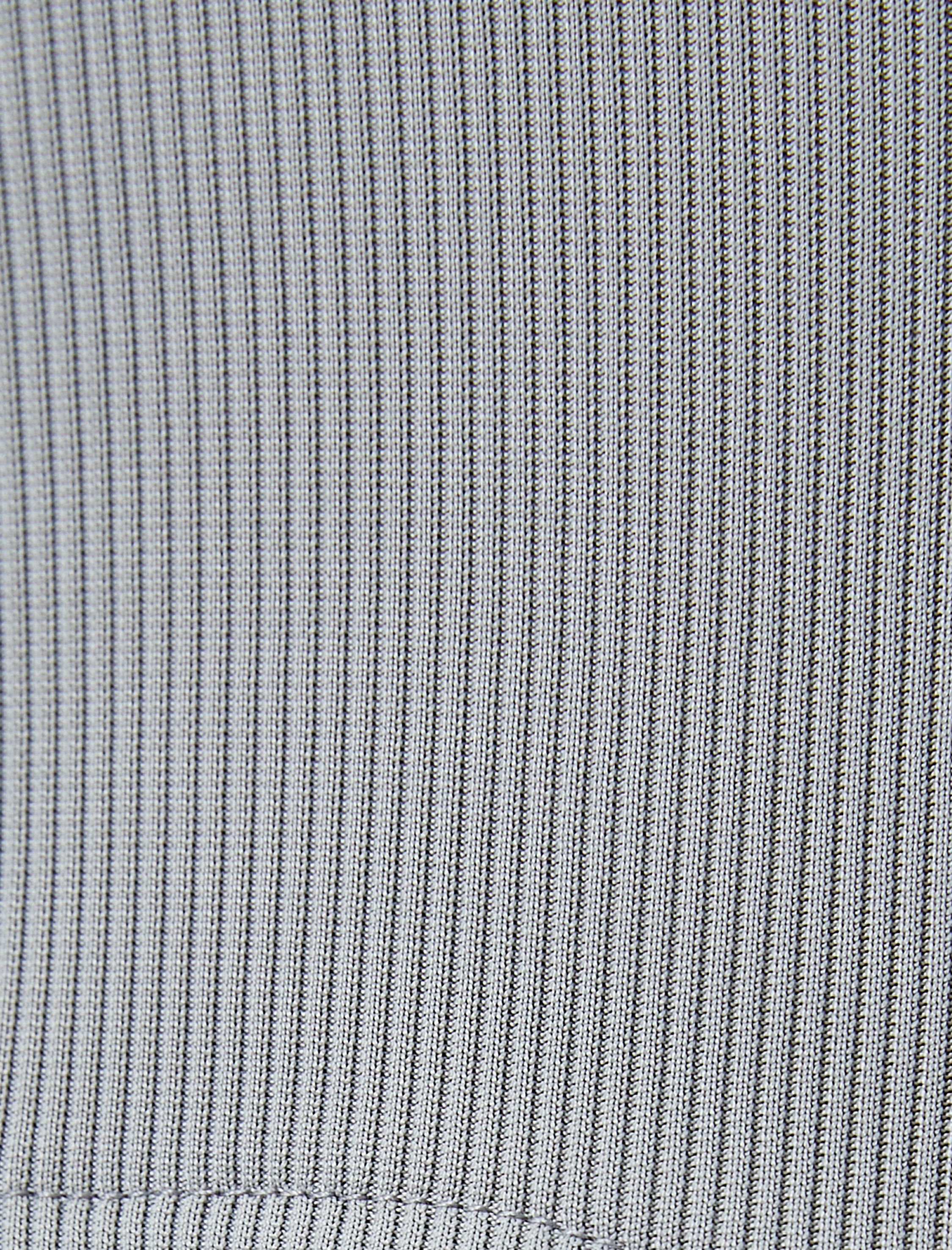   Uzun Kollu Tişört Crop Bisiklet Yaka Metal Aksesuarlı