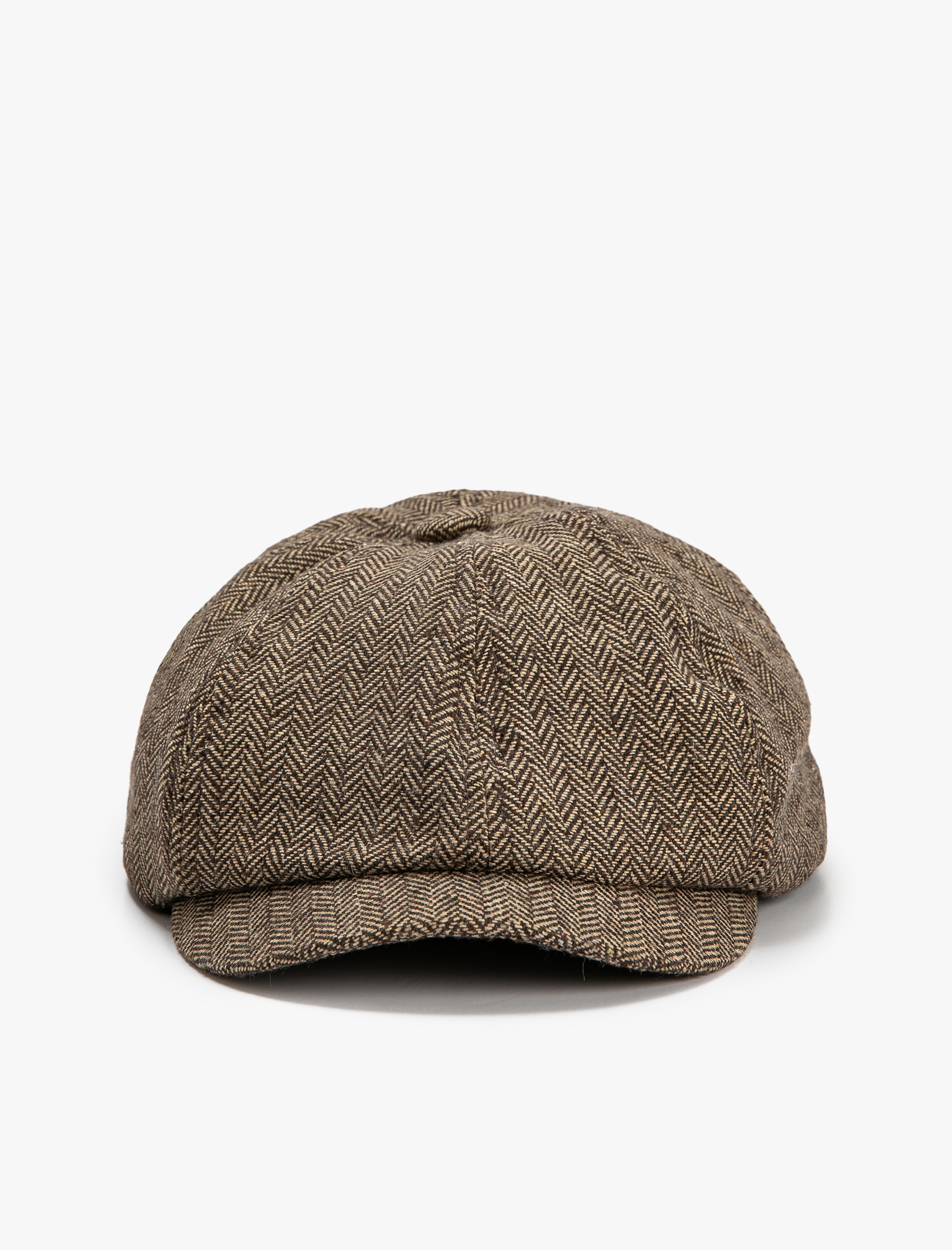  Erkek Kasket Şapka Balık Sırtı Desenli