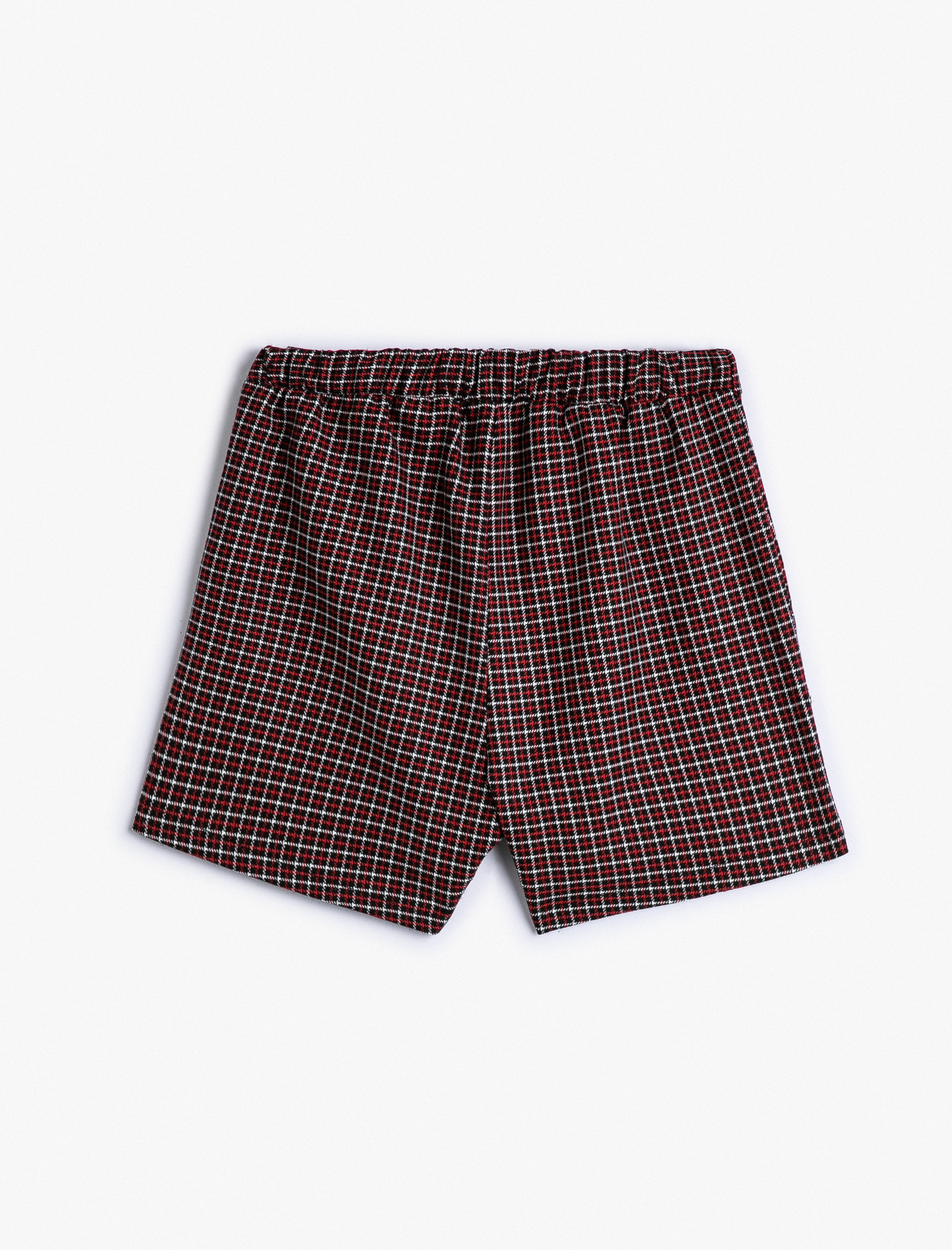  Kız Çocuk Şort Etek Kruvaze Beli Lastikli