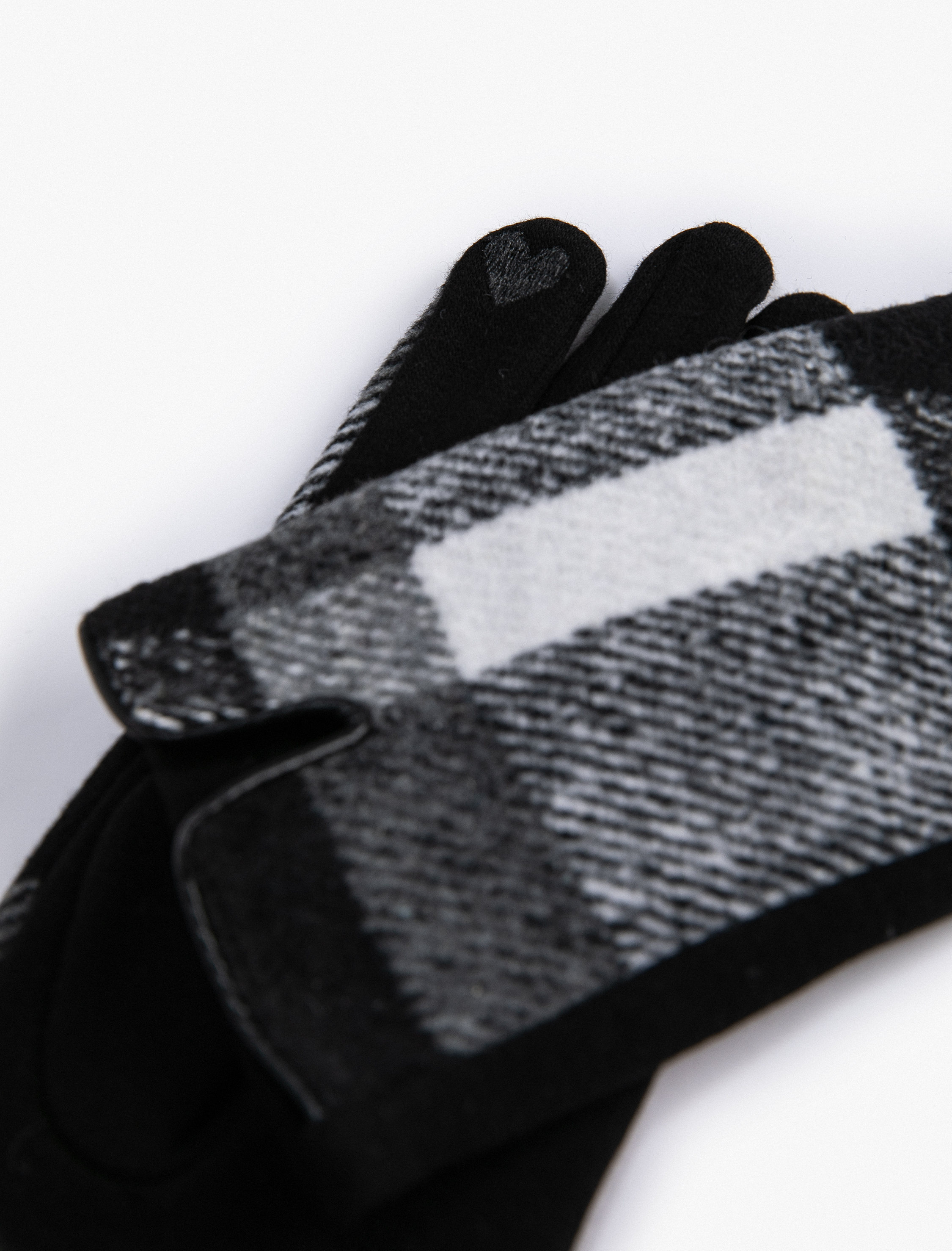  Kadın Ekose Eldiven Yumuşak Dokulu