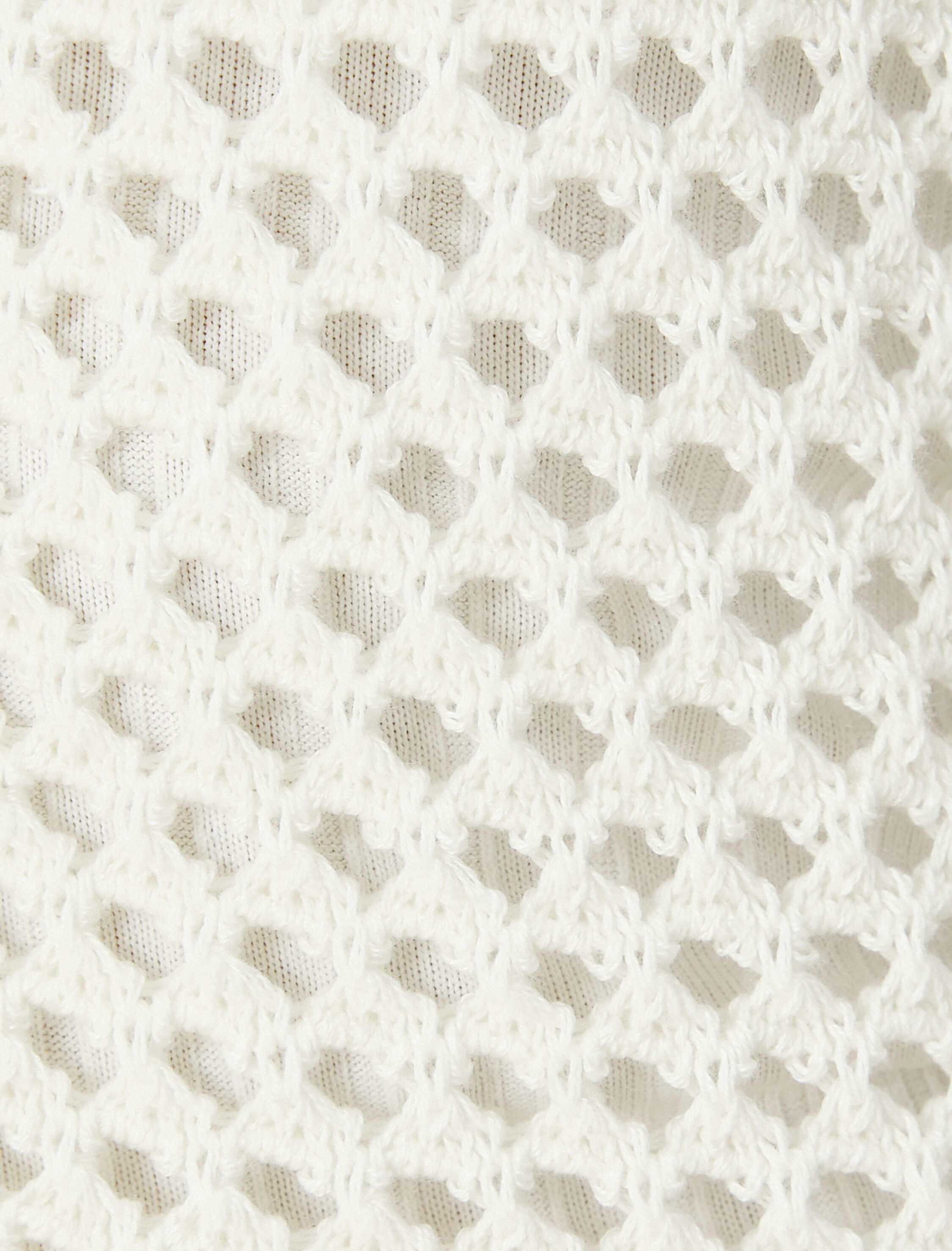   Ajurlu Kroşe V Yaka Hırka