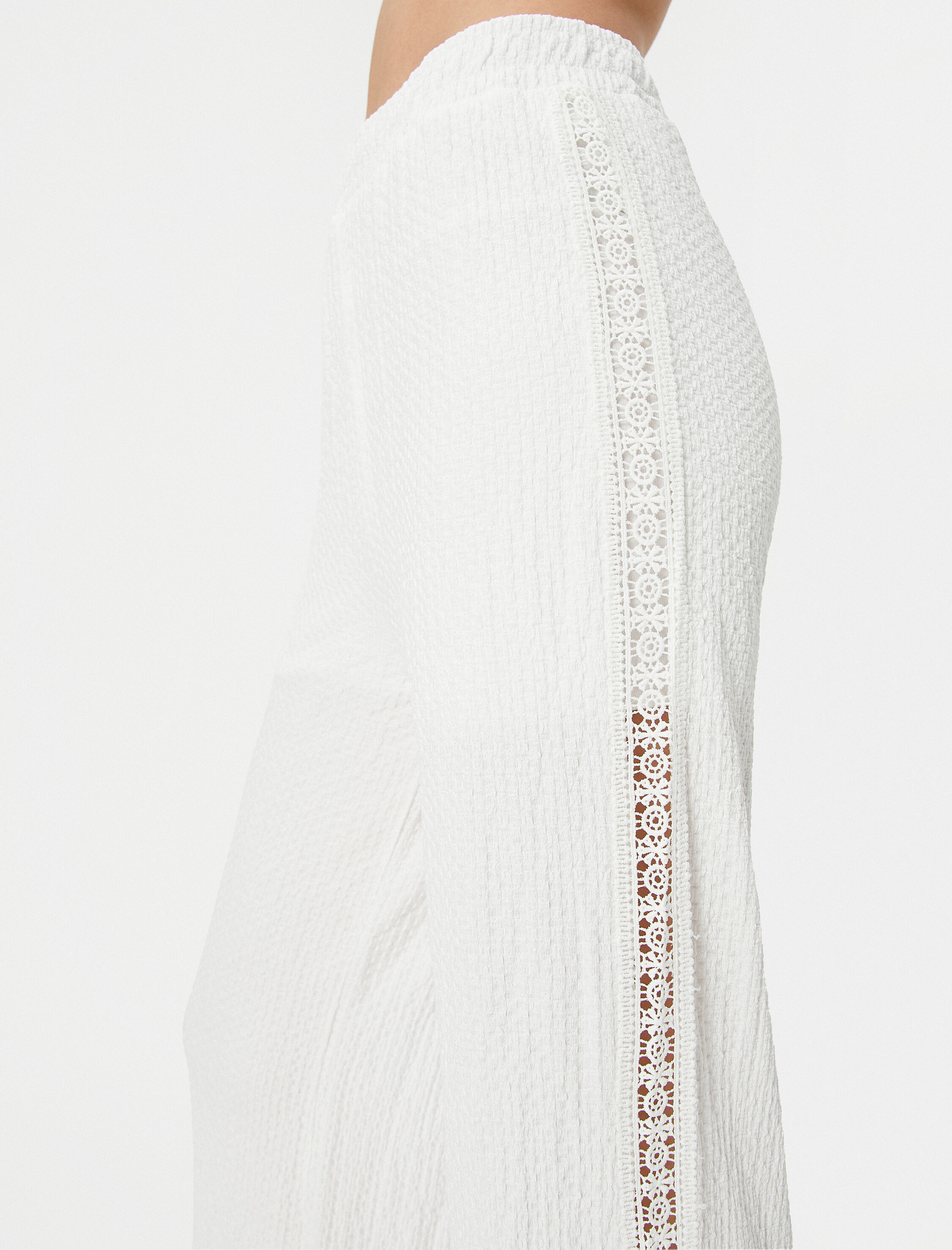   Koton X Şahika Ercümen - Kroşe Detaylı Bol Paça Pantolon