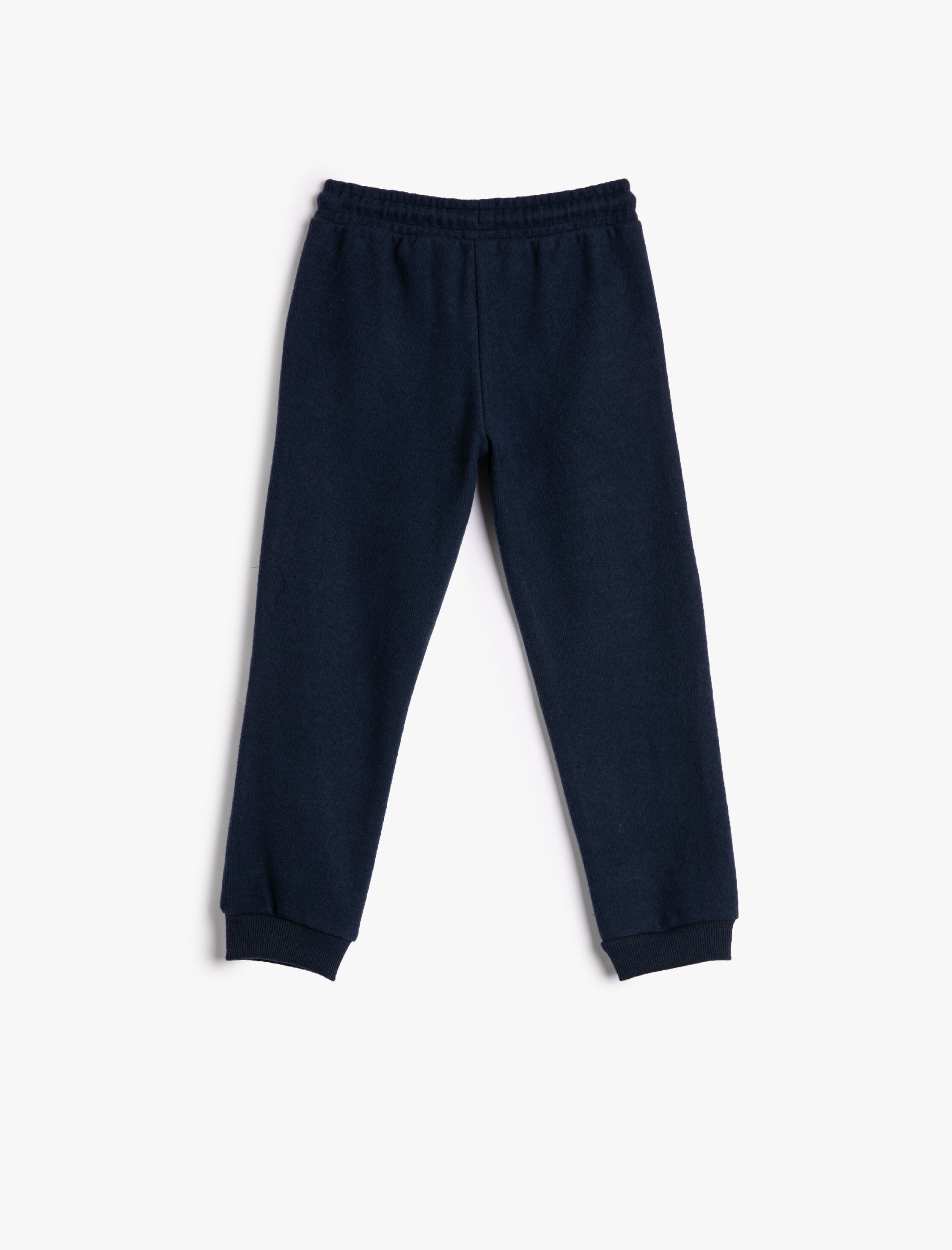  Erkek Çocuk Basic Jogger Eşofman Altı Beli Bağlamalı Cepli Şardonlu