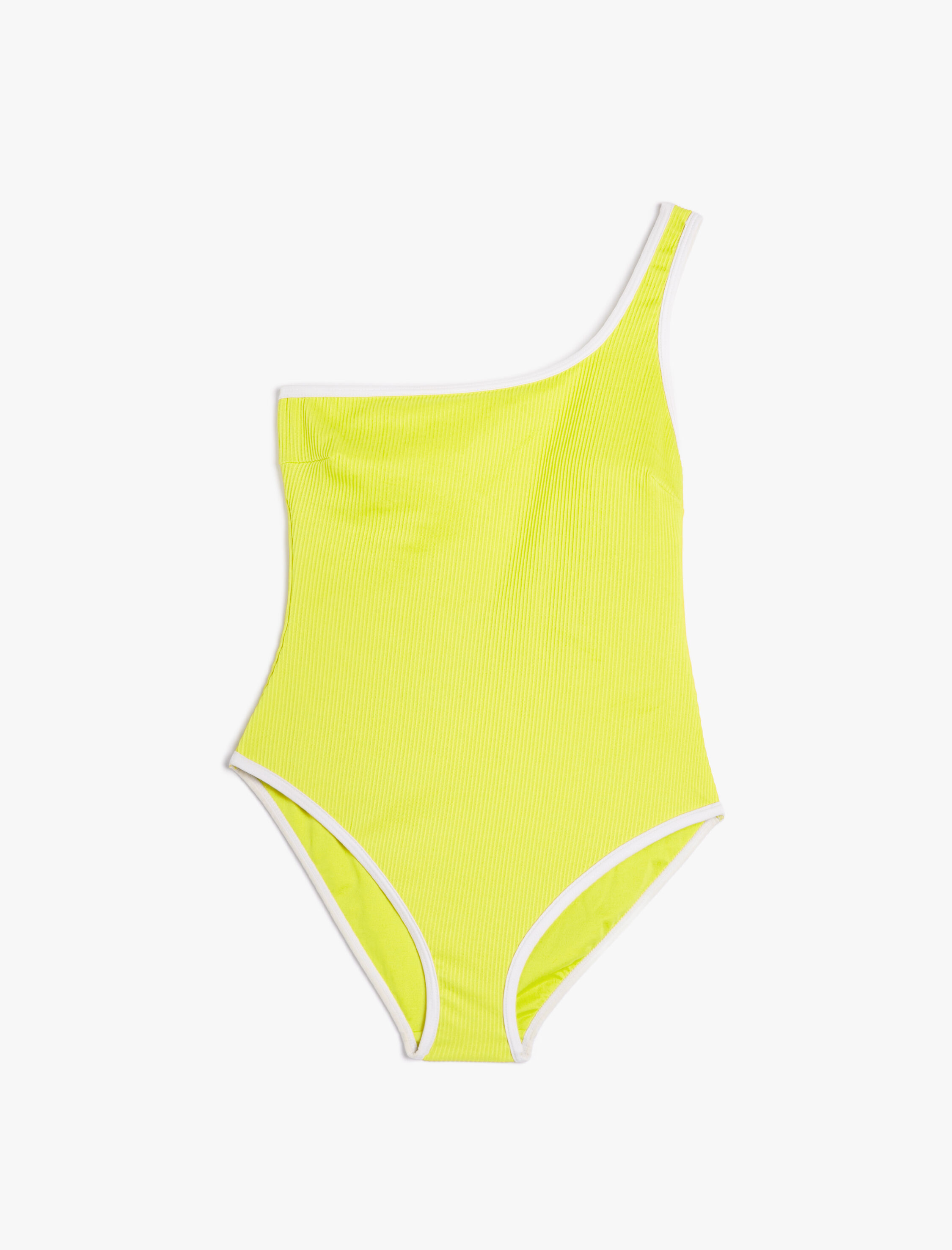   Koton X Şahika Ercümen - Biye Detaylı Tek Omuz Mayo