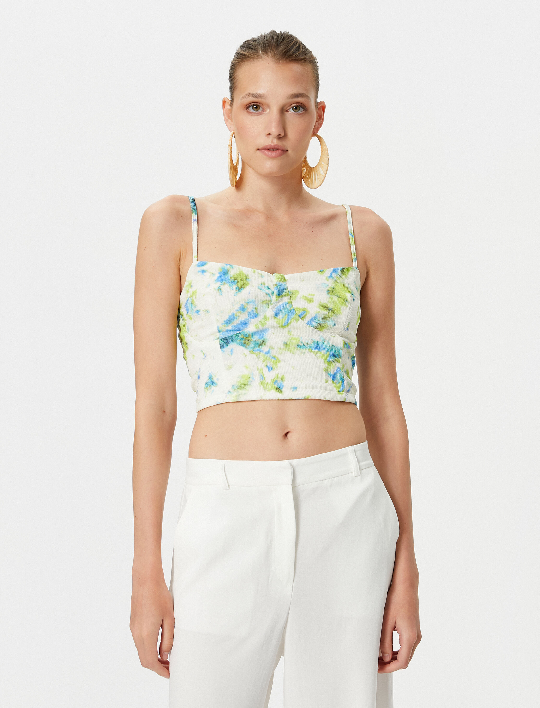   Koton X Şahika Ercümen - Crop İnce Askılı Atlet