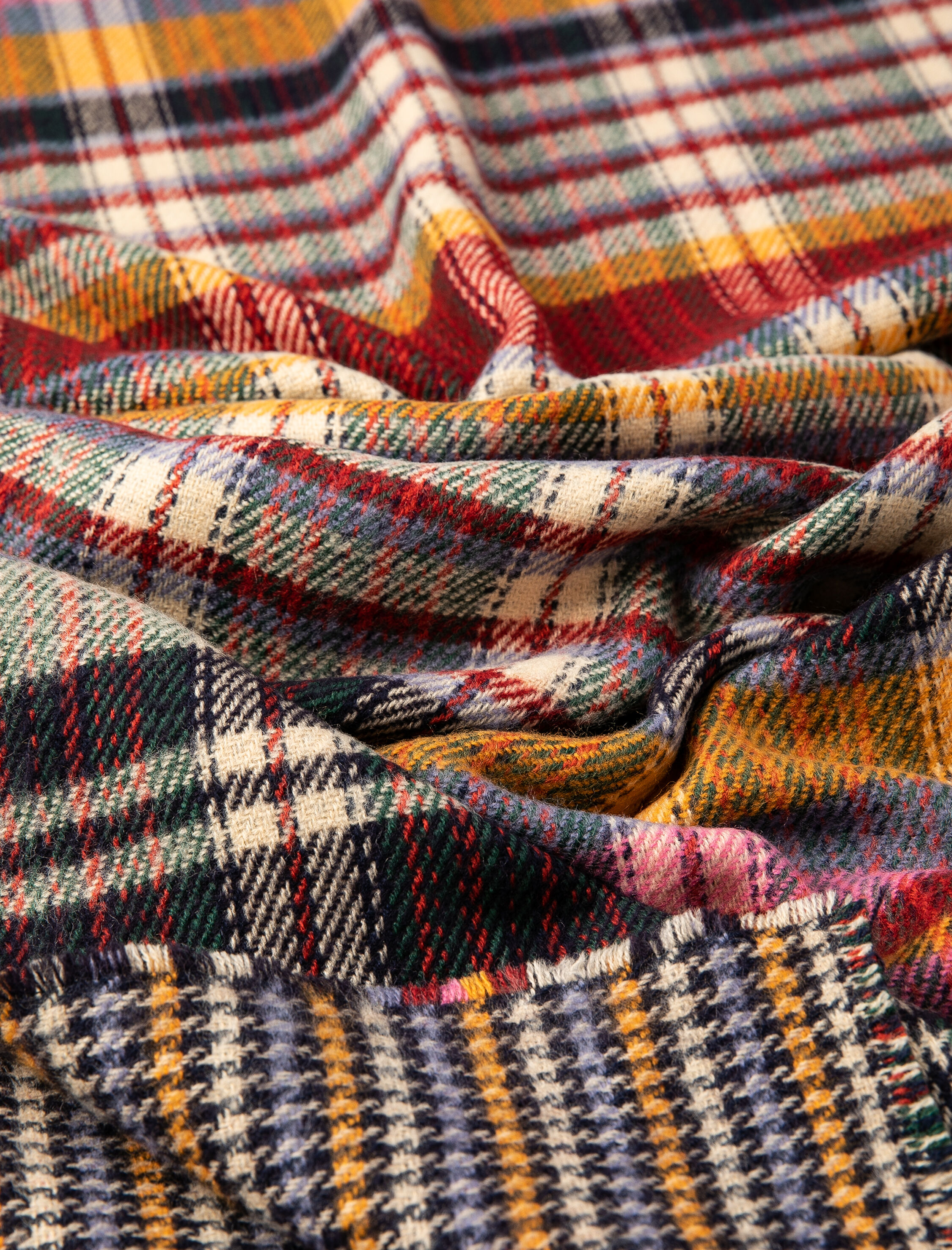  Kadın Ekose Atkı Yumuşak Dokulu