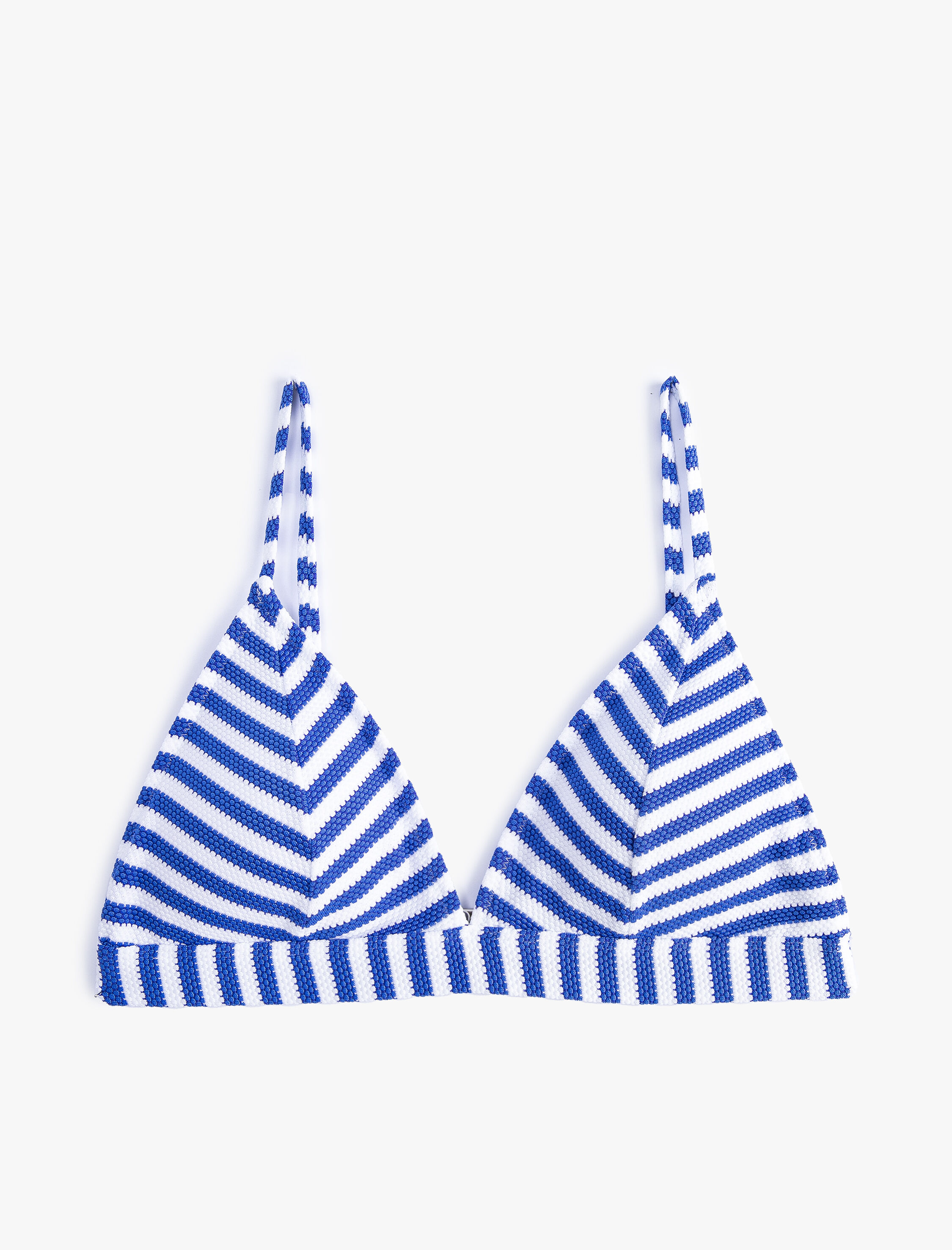   Üçgen Bikini Üstü Dokulu