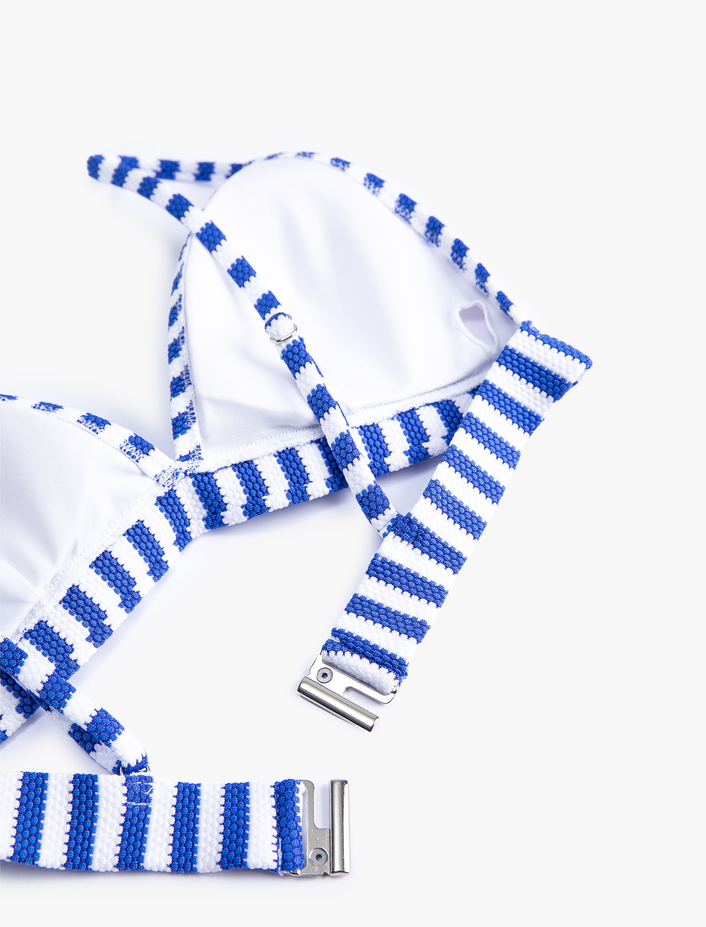   Üçgen Bikini Üstü Dokulu