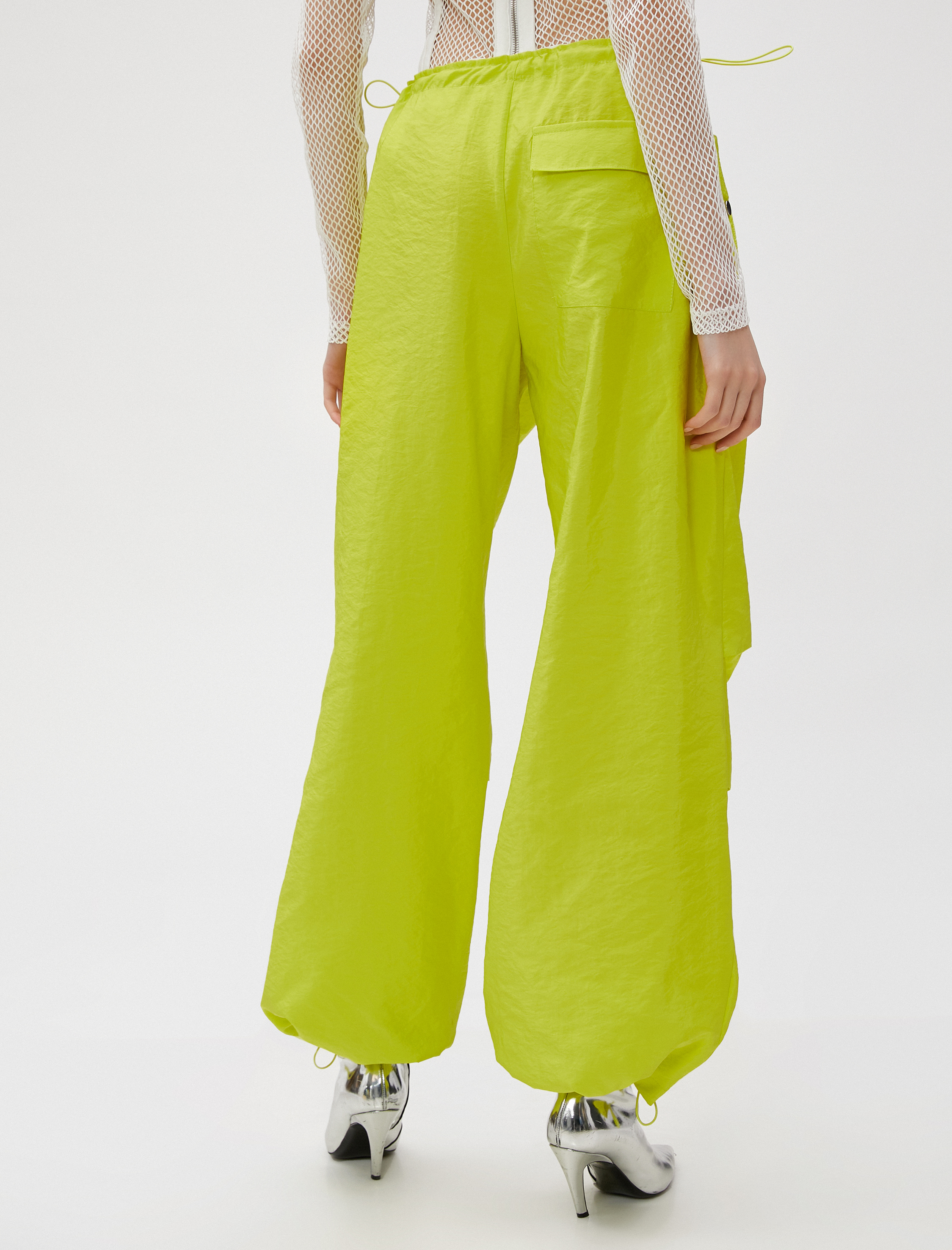   Paraşüt Pantolon Cep Detaylı Stoperli Çıtçıt Kapama