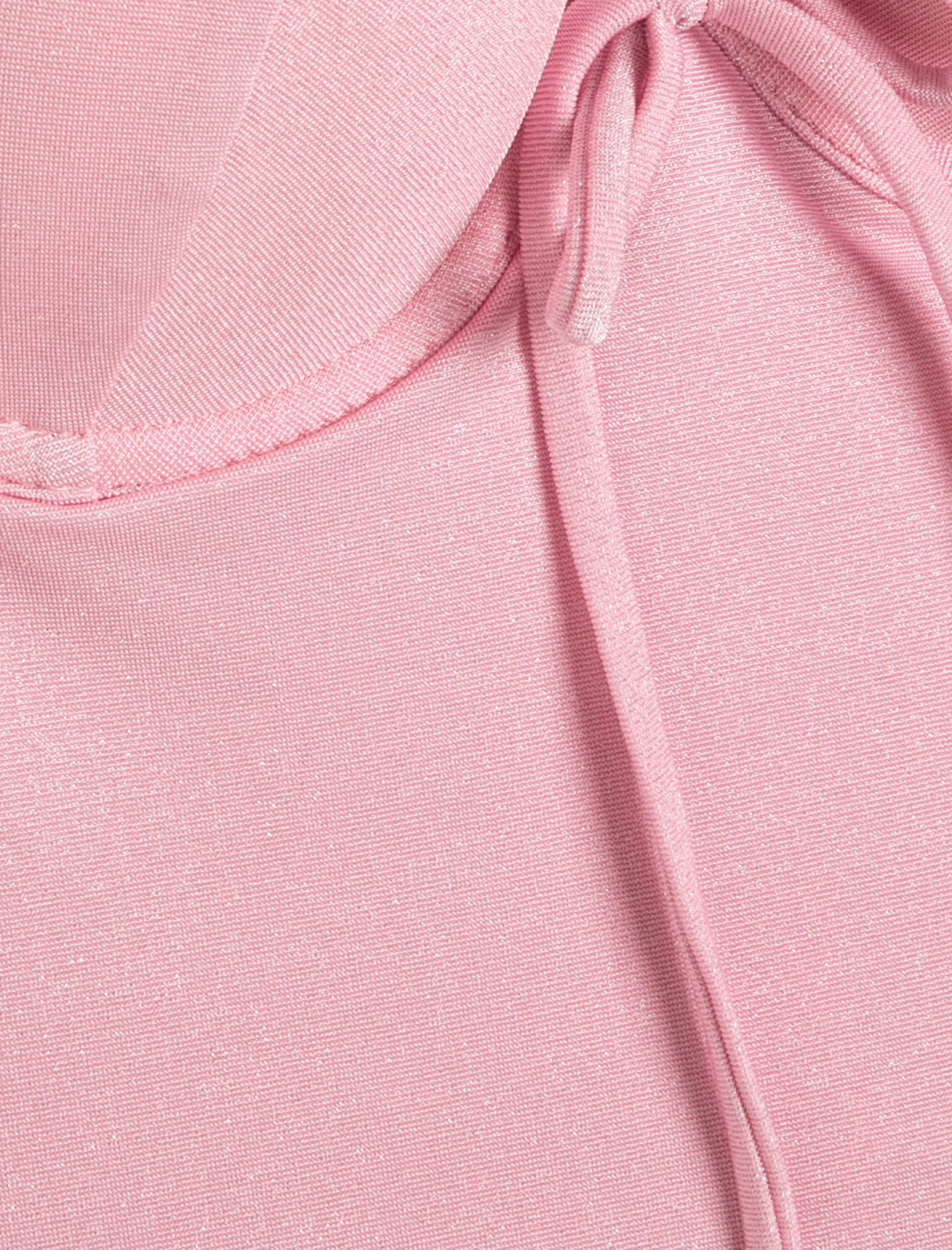   Simli Mayo Balenli Kaplı Bağlama Detaylı Askılı