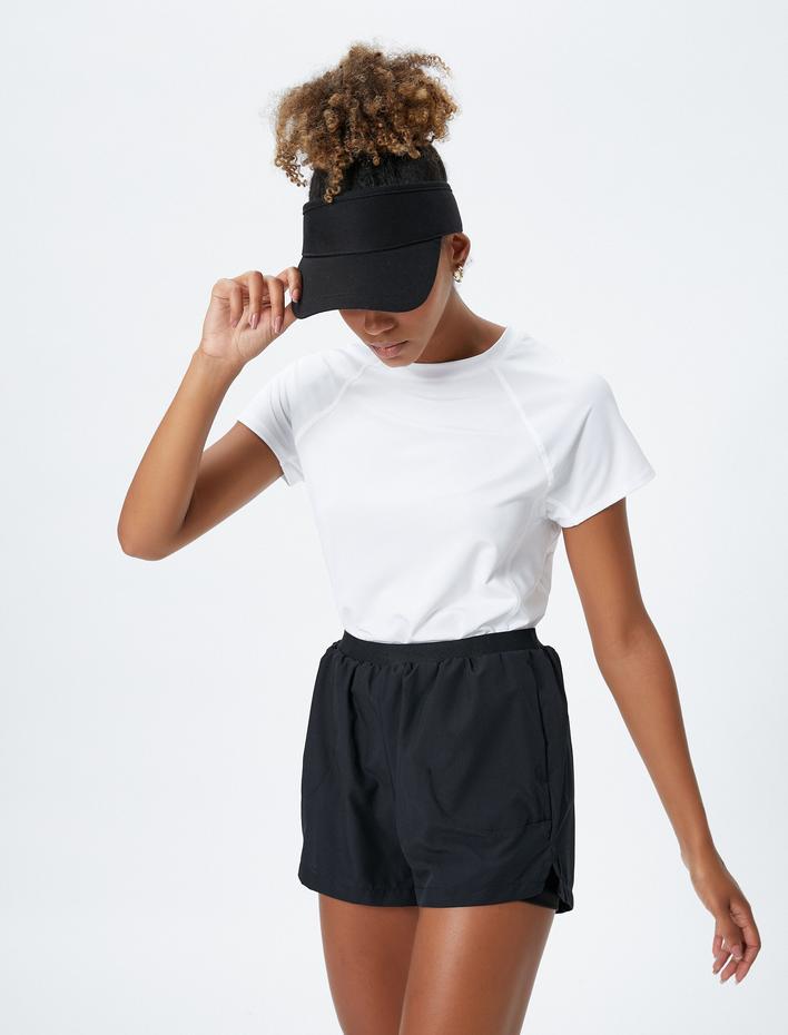  Spor Tişört Çizgi Reflektör Baskılı