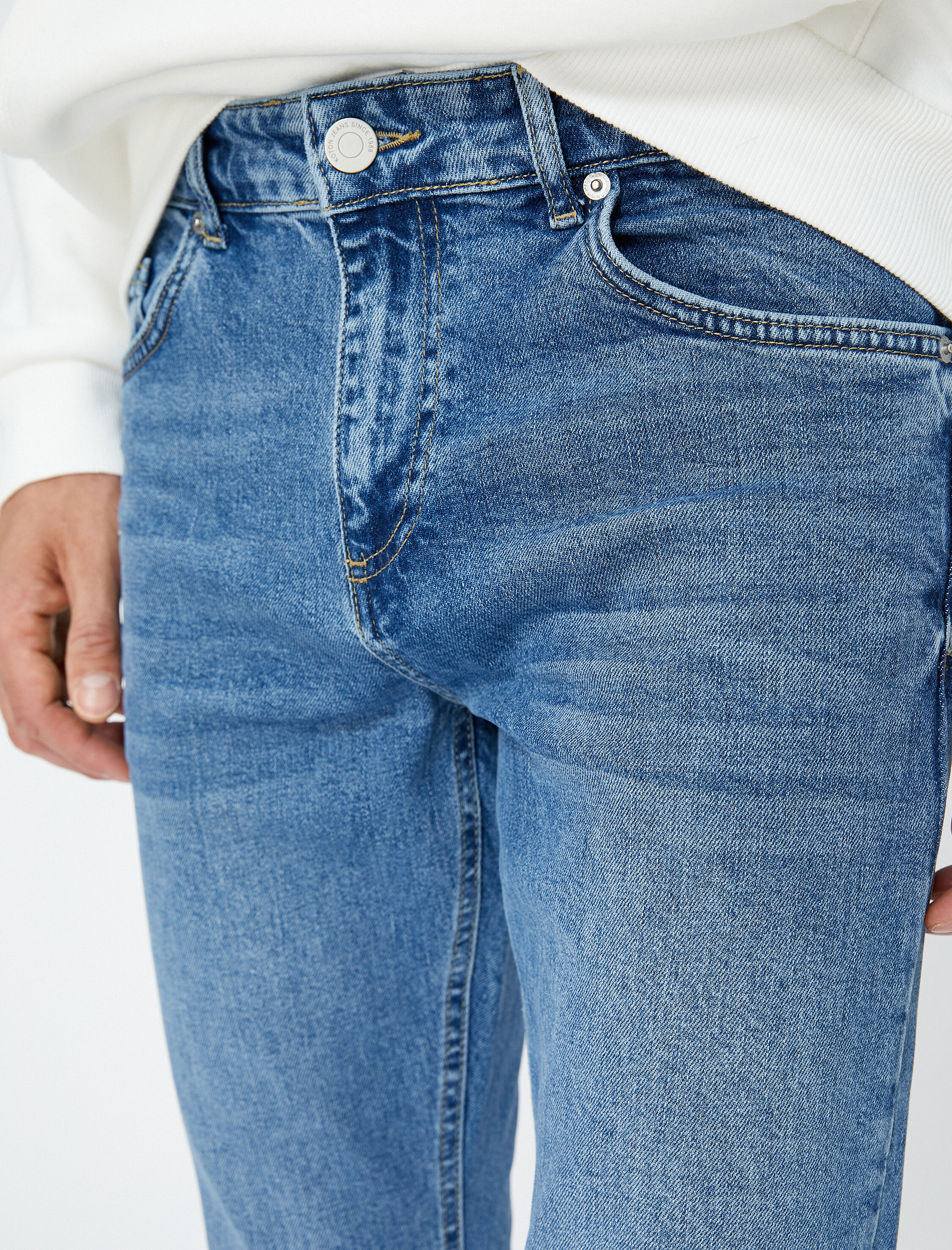   Slim Fit Kot Pantolon - Brad Jean