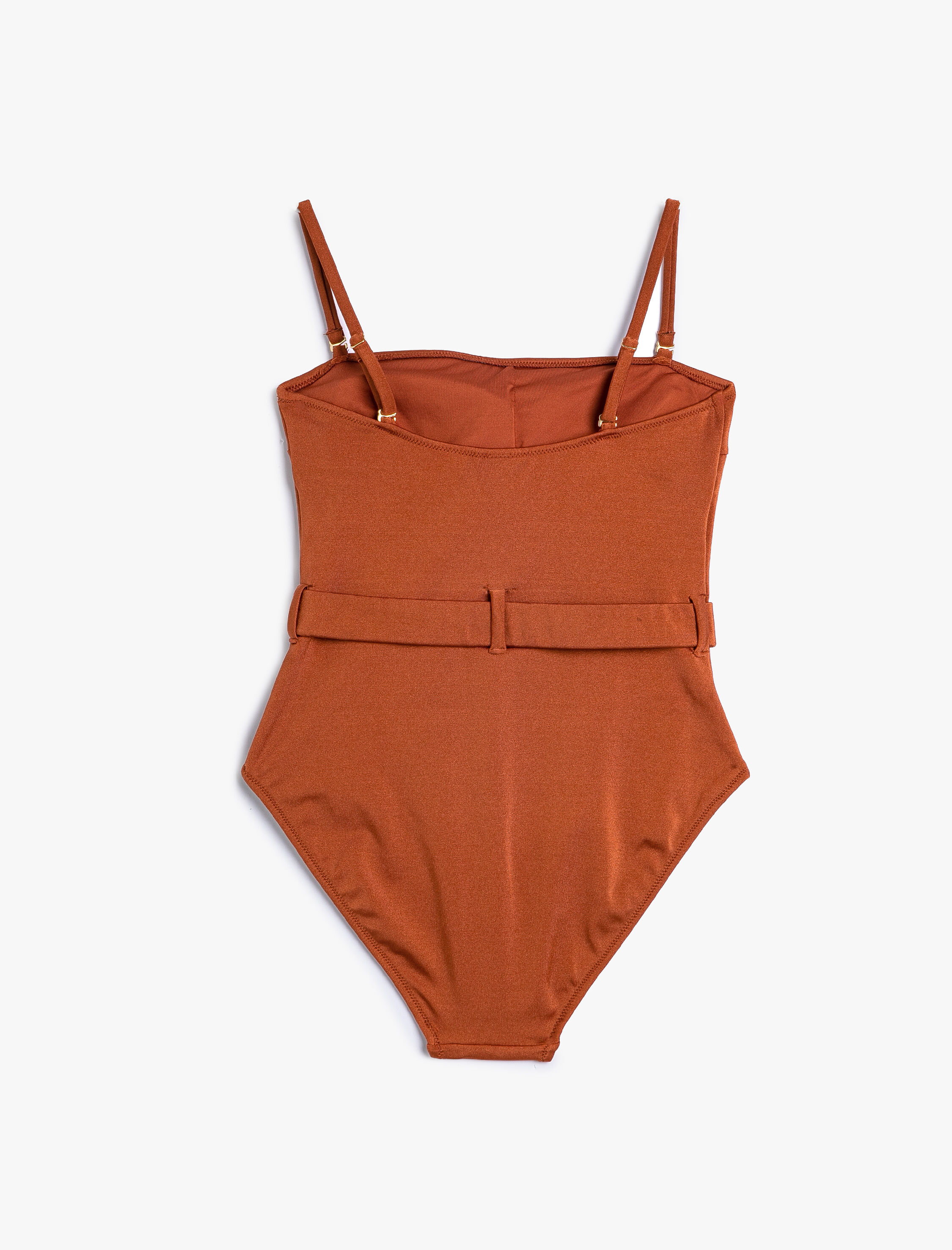   Simli Mayo Zincir Kemer Detaylı Askılı