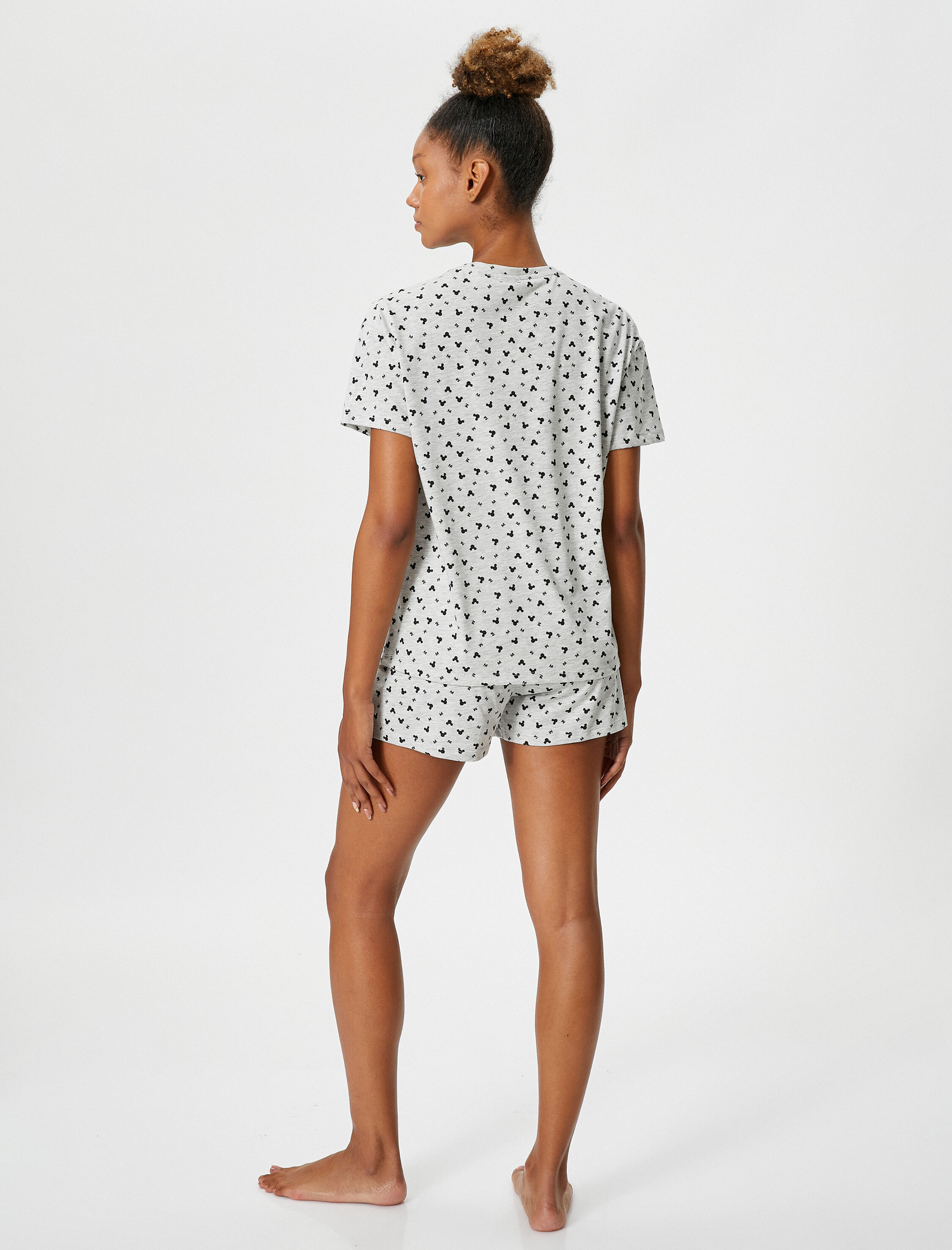   Mickey Mouse Pijama Takımı Şortlu Lisanslı Baskılı