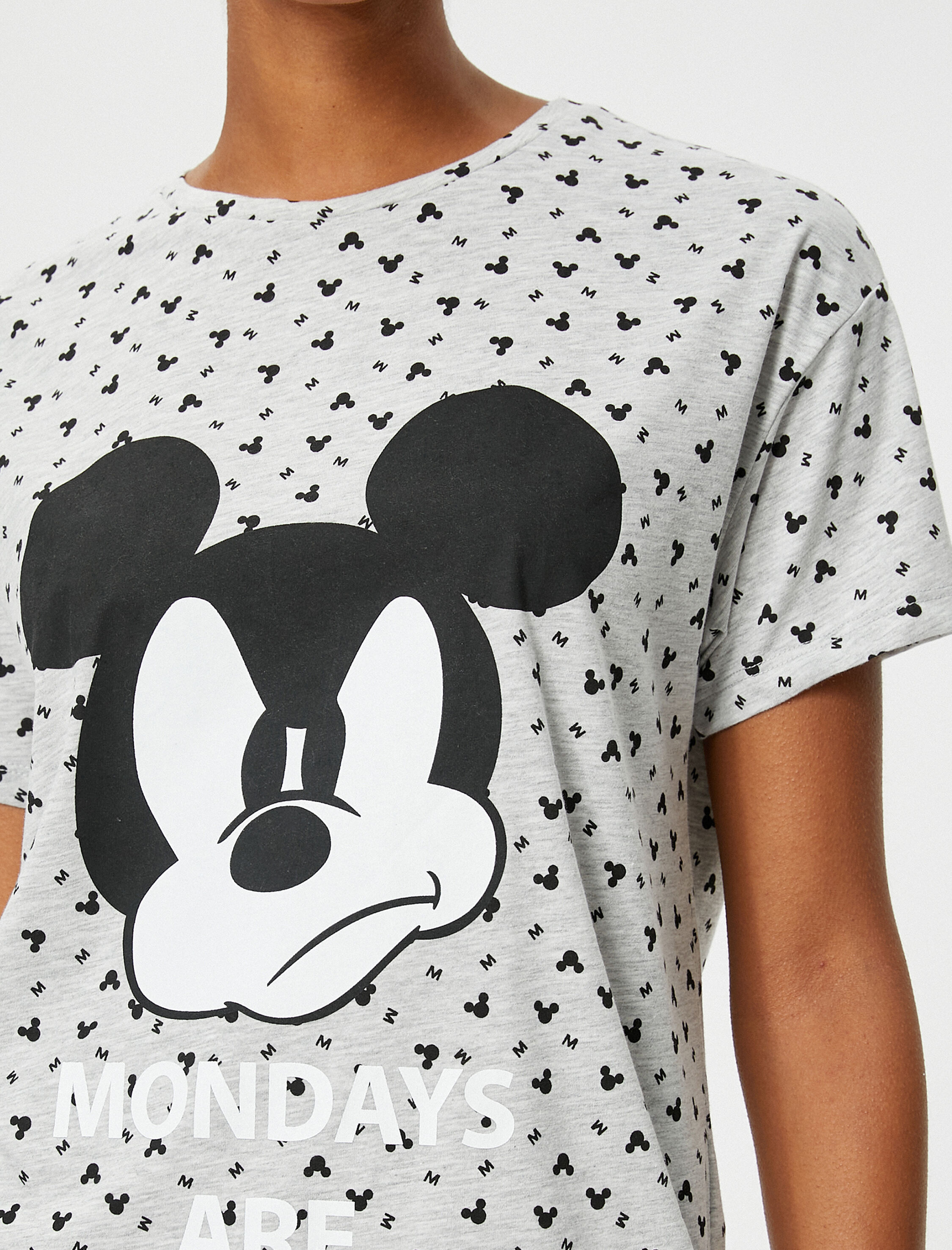   Mickey Mouse Pijama Takımı Şortlu Lisanslı Baskılı