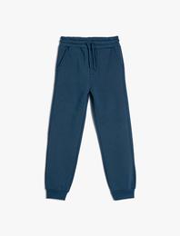 Basic Jogger Eşofman Altı Beli Bağlamalı Cepli