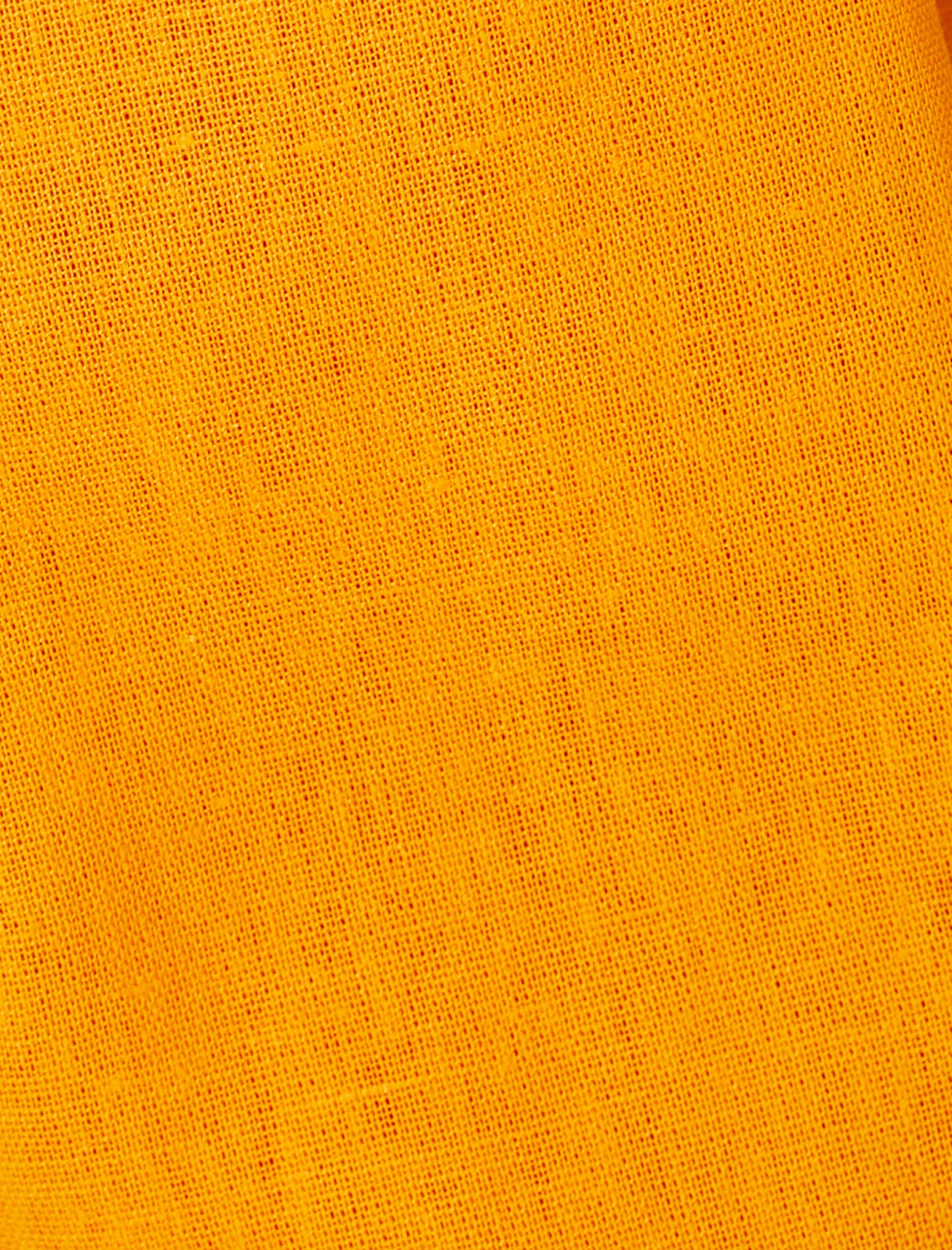   Beli Lastikli Şort Viskon Keten Karışımlı