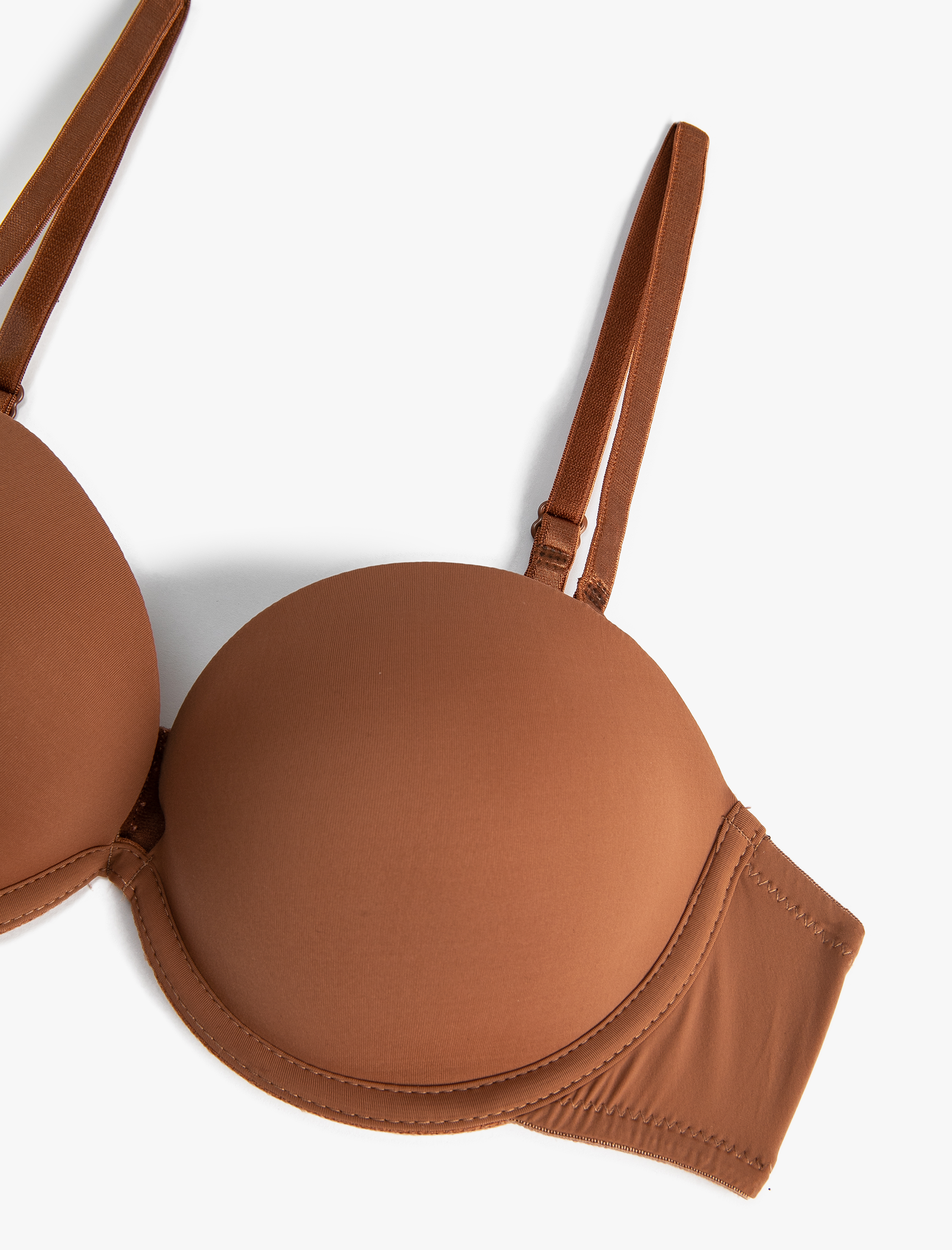   Askısız Destekli Sütyen Ekstra Dolgulu Balenli Kaplı