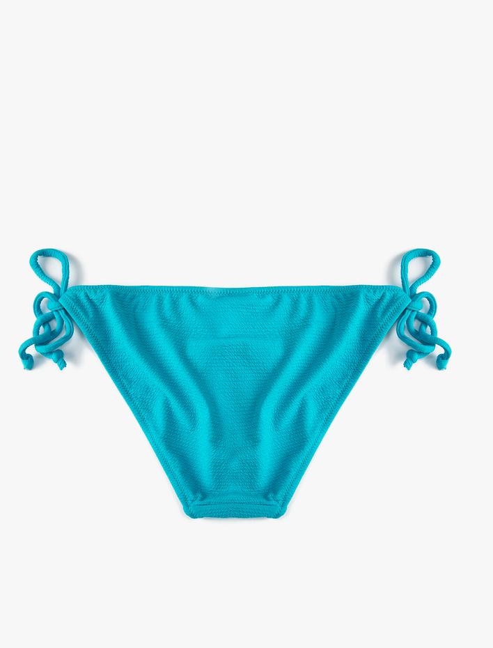  Brazilian Bikini Altı Basic Dokulu Yanları Bağlama Detaylı