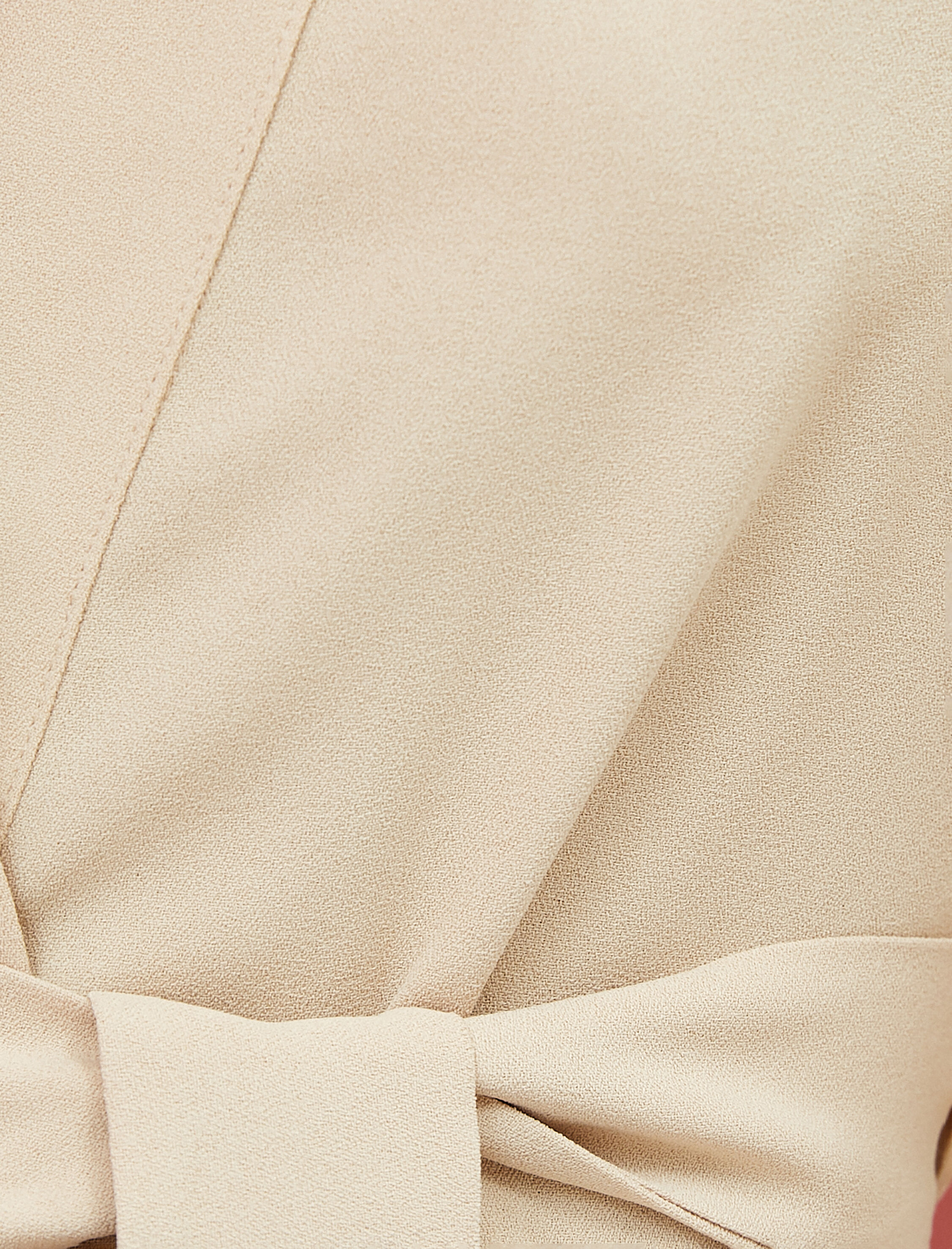   Klasik Kesim Kimono Beli Kuşaklı Kruvaze