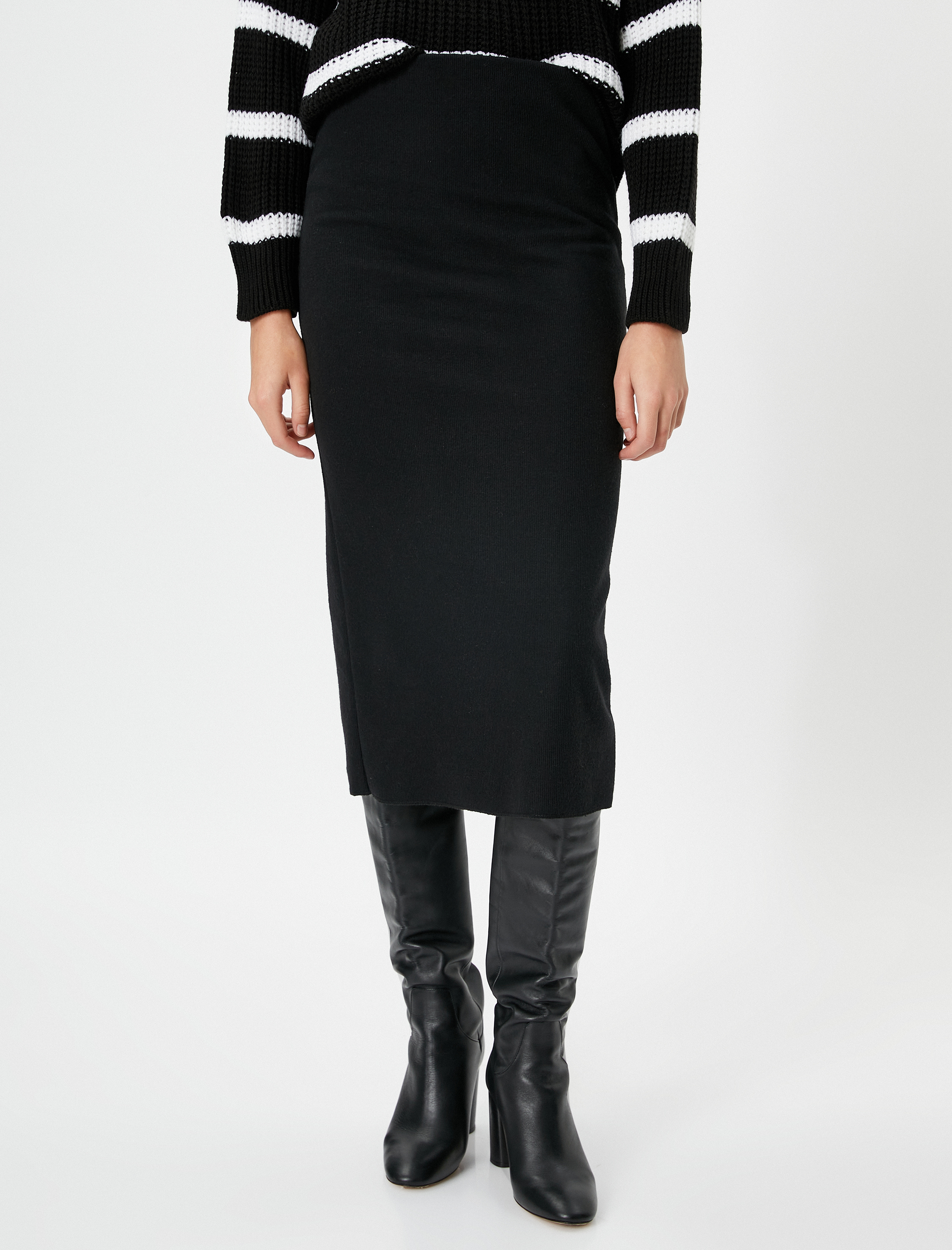   Midi Kalem Etek Normal Bel Dokuma