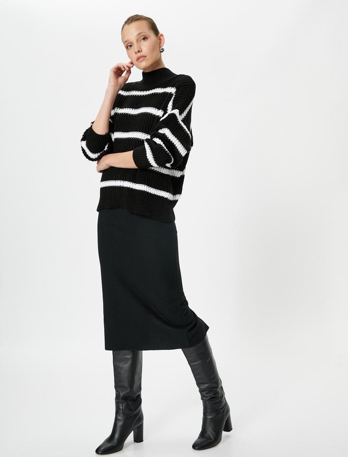  Midi Kalem Etek Normal Bel Dokuma