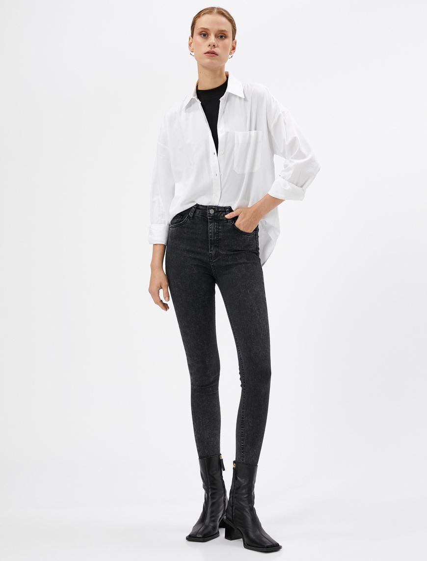   Dar Paça Kot Pantolon Dar Kesim - Carmen Jeans