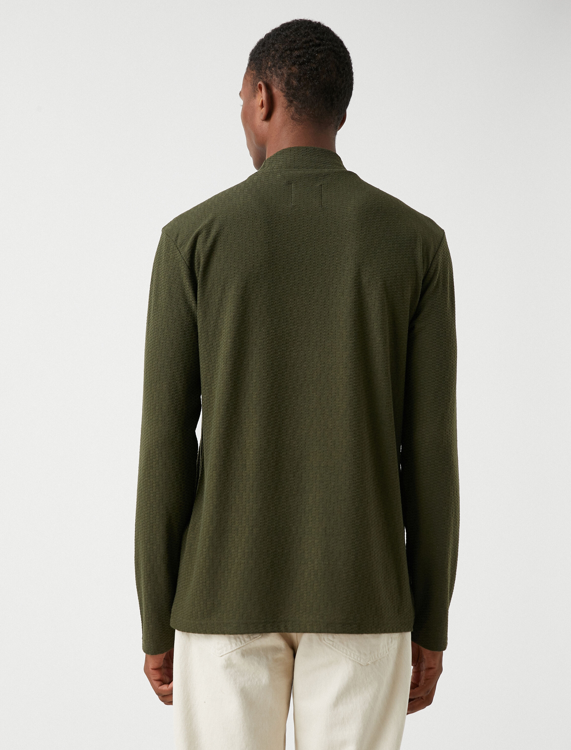   Basic Kazak Yarım Balıkçı Yaka