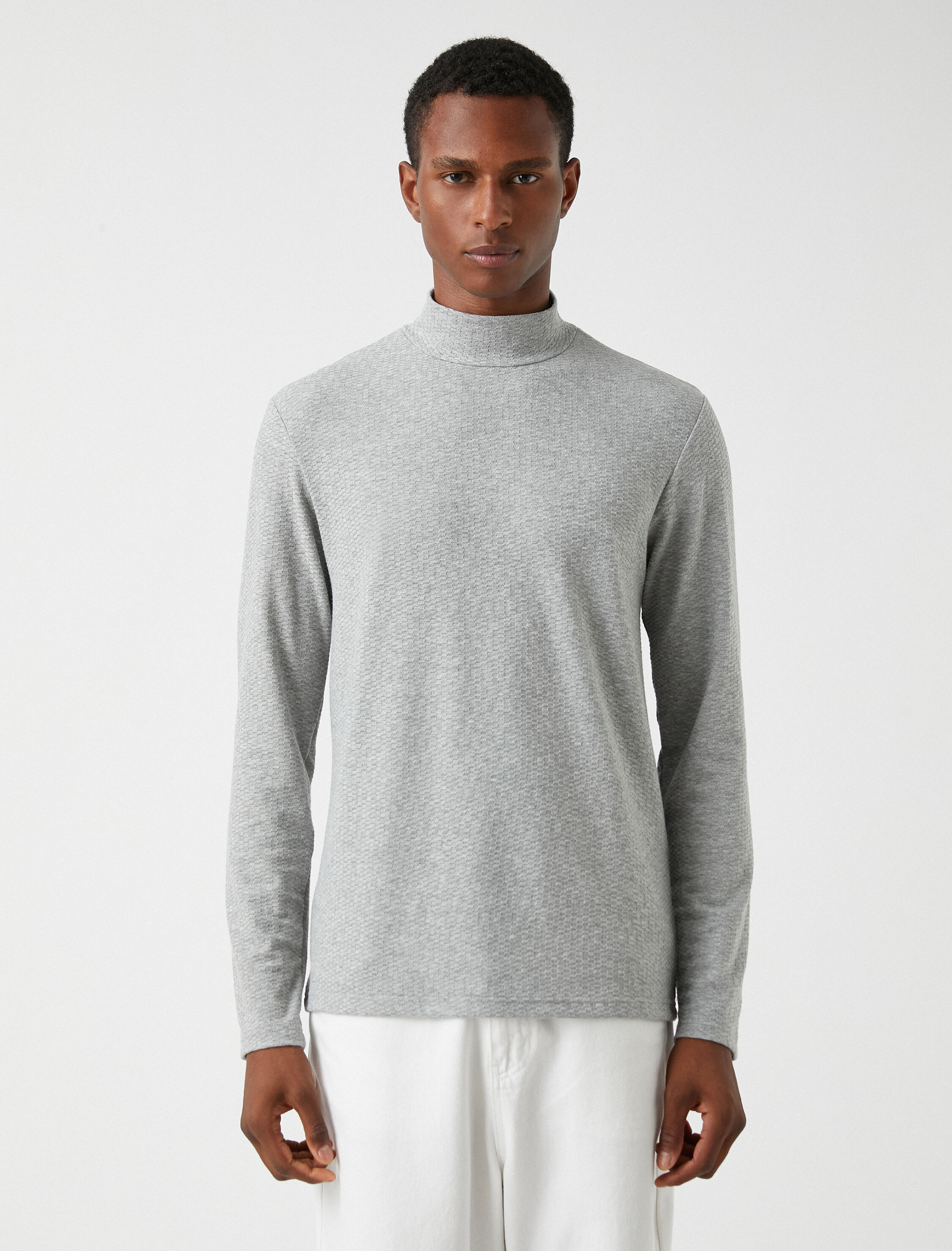   Basic Kazak Yarım Balıkçı Yaka