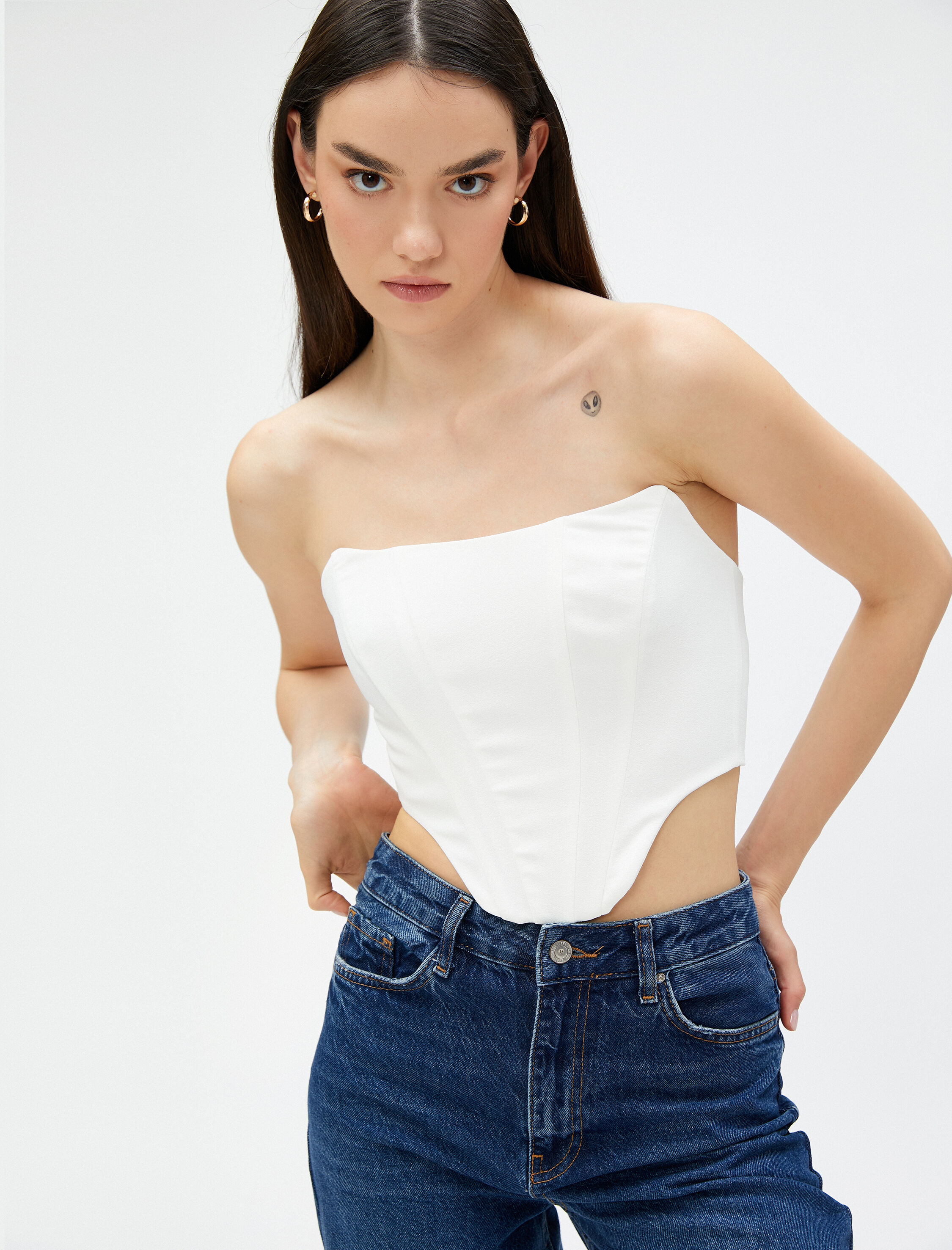 Abiye Korse Büstiyer Straplez Balenli