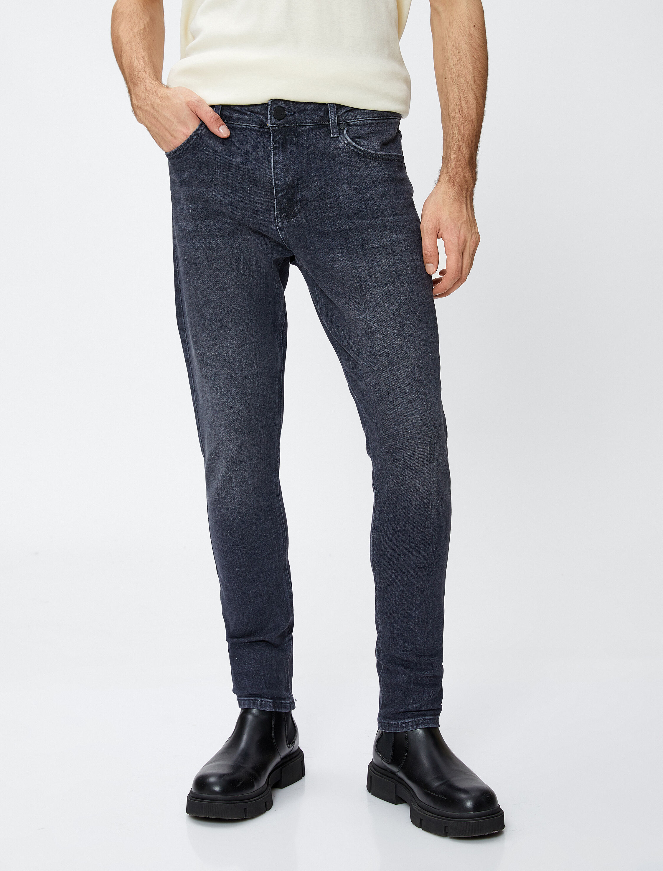   Skinny Fit Kot Pantolon - Michael Jean