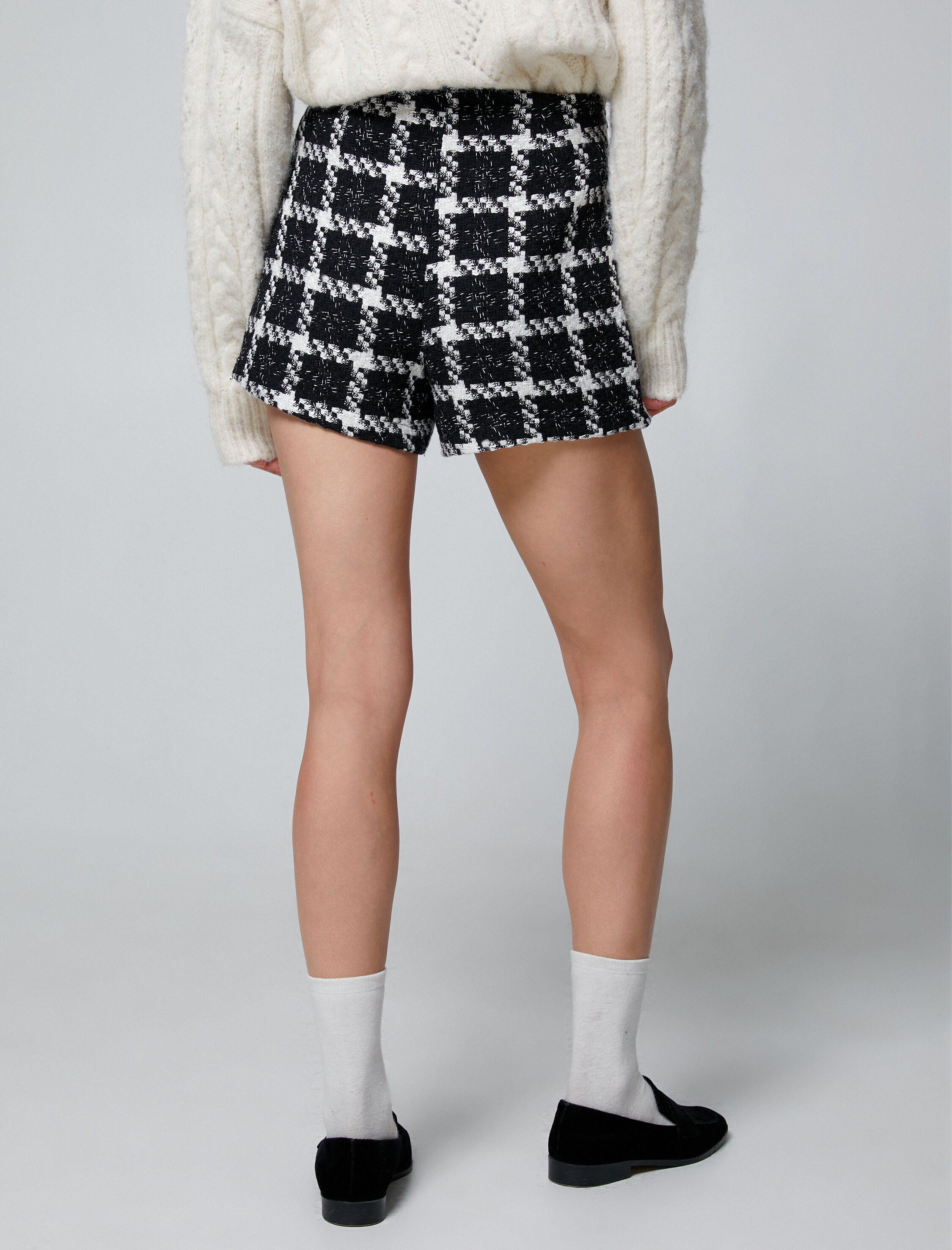   Tüvit Şort Etek Mini Anvelop Kapama Fermuarlı