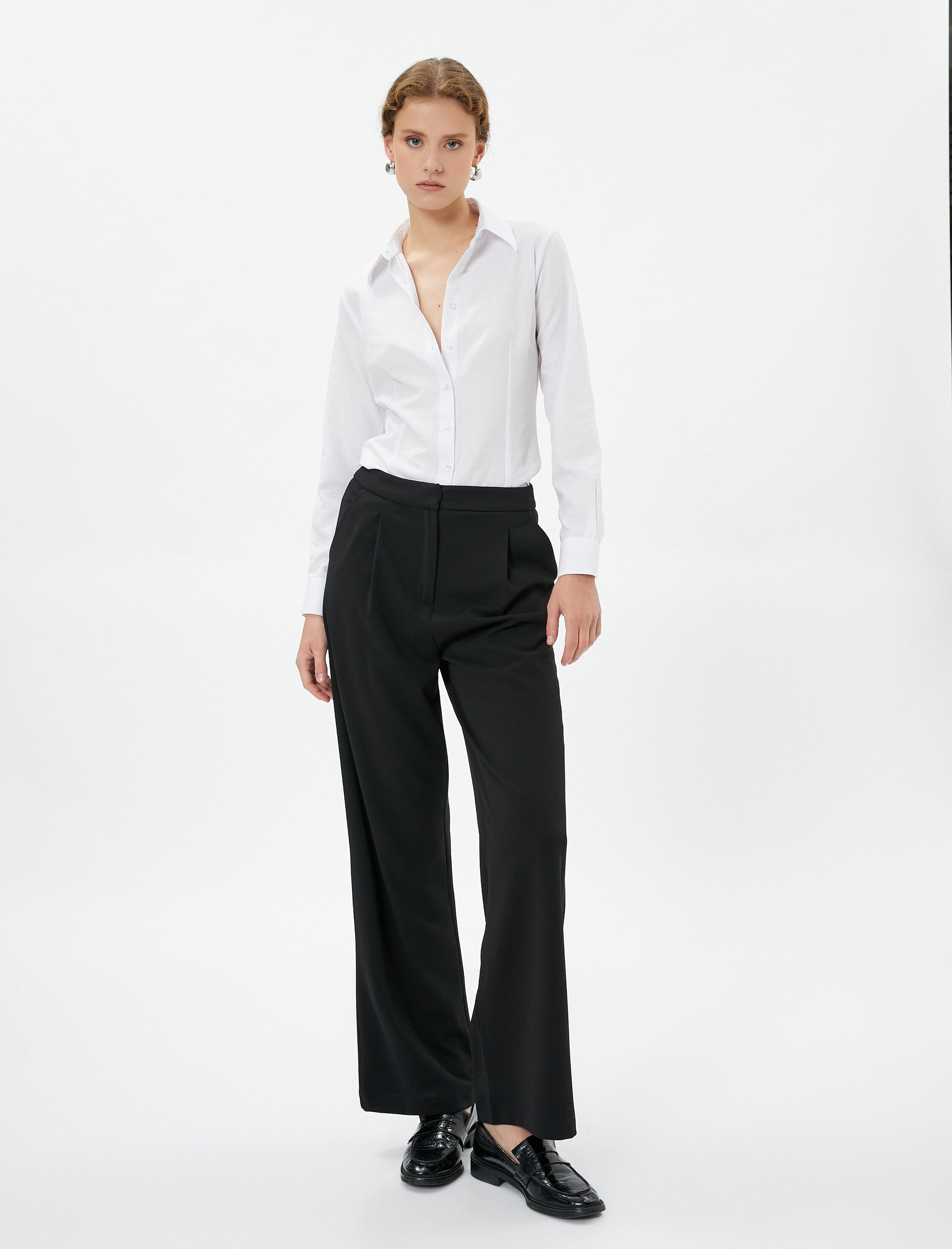   Basic Gömlek Uzun Kollu Düğmeli