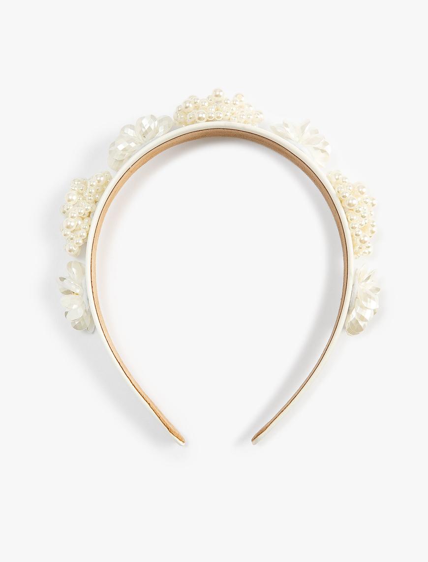 Kadın Gelin Tacı İncili Bridal