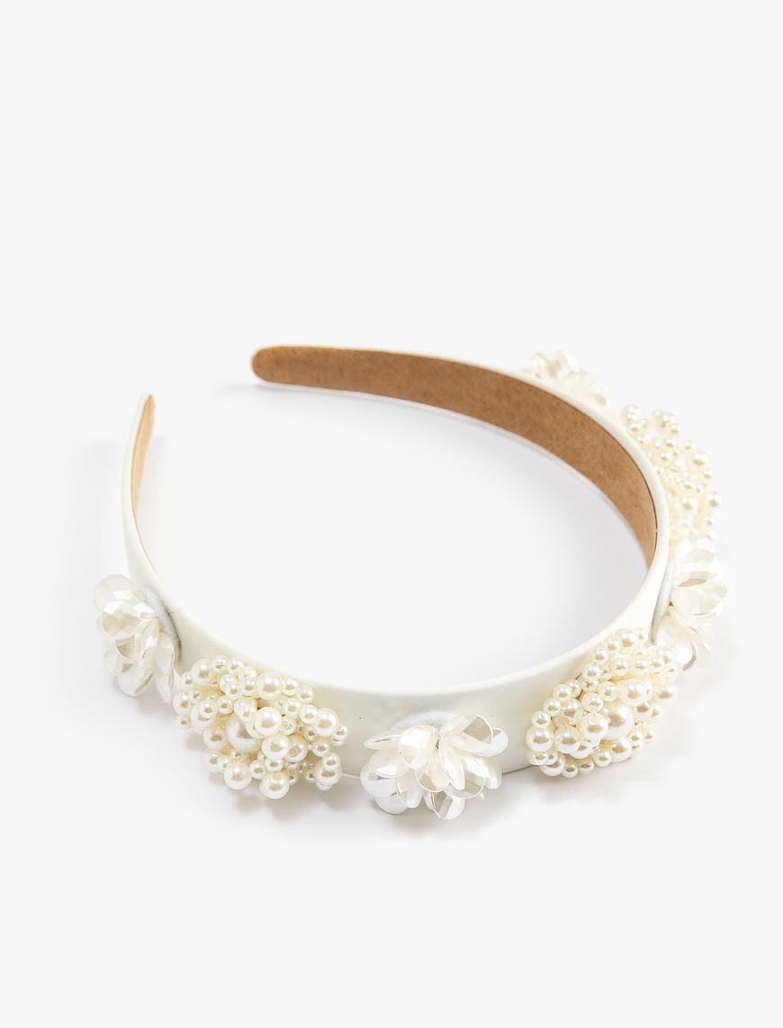 Kadın Gelin Tacı İncili Bridal