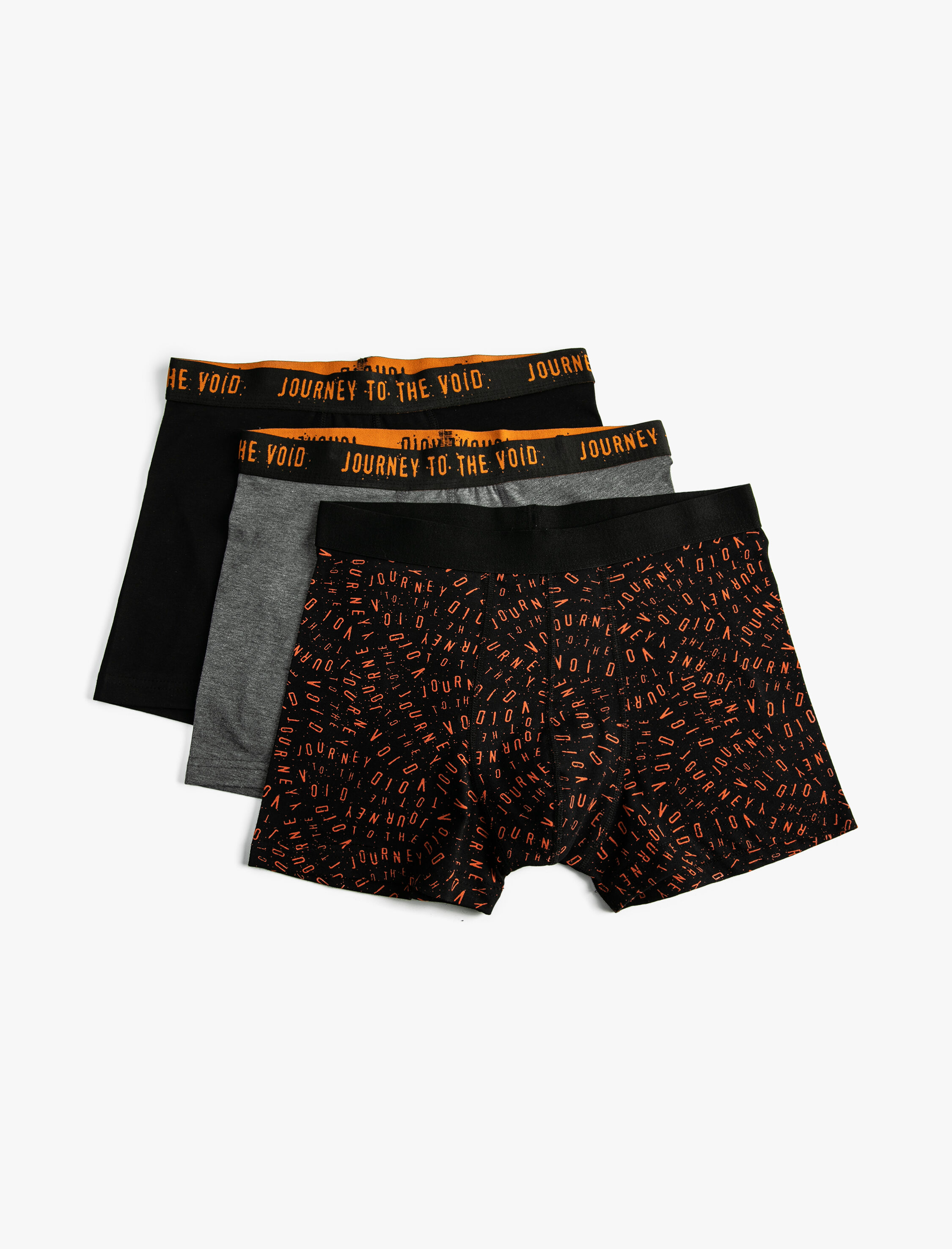 Koton Erkek 3'lü Boxer Seti Baskılı Pamuklu -1