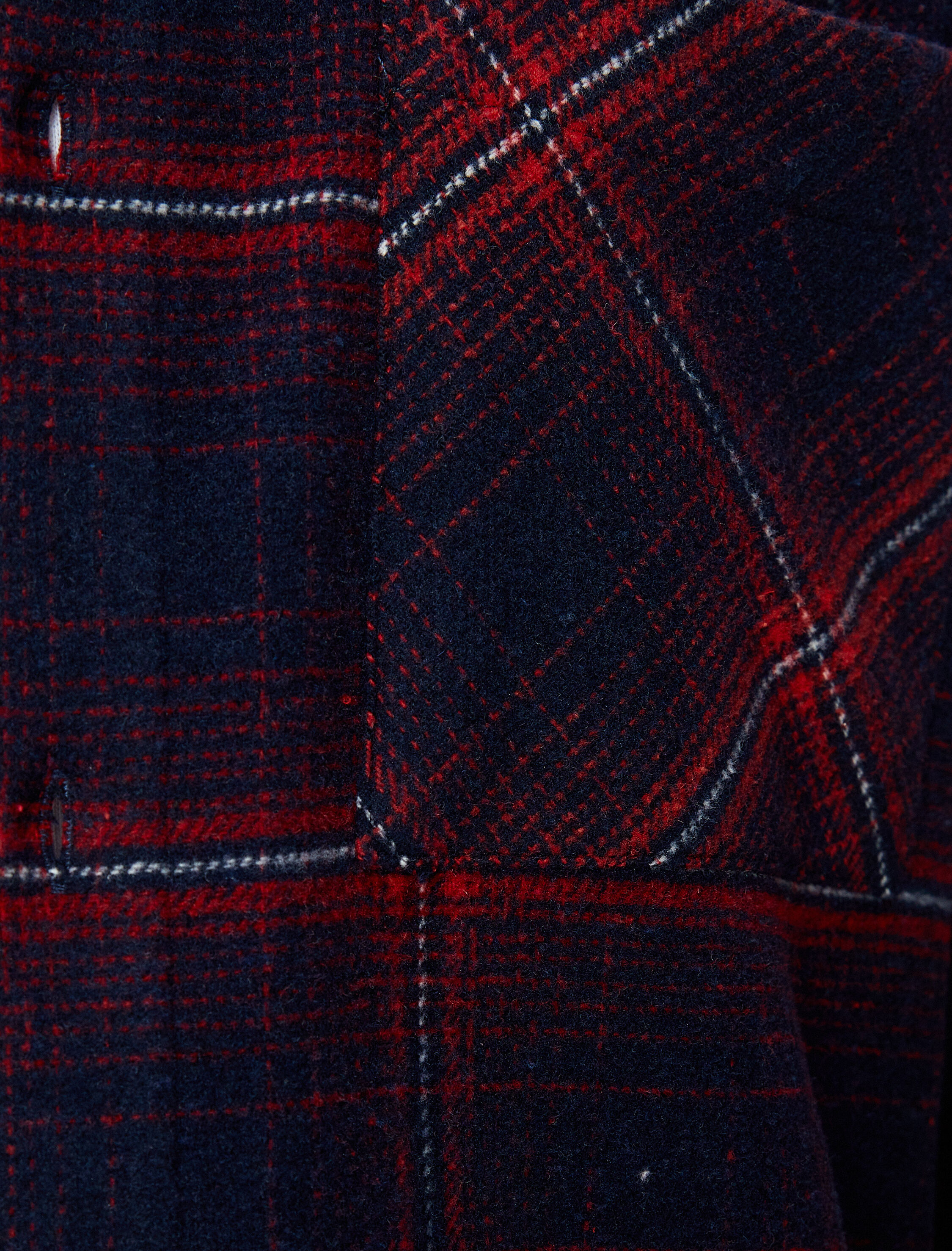   Oduncu Gömleği Klasik Yaka Düğmeli Cep Detaylı Uzun Kollu Yumuşak Dokulu