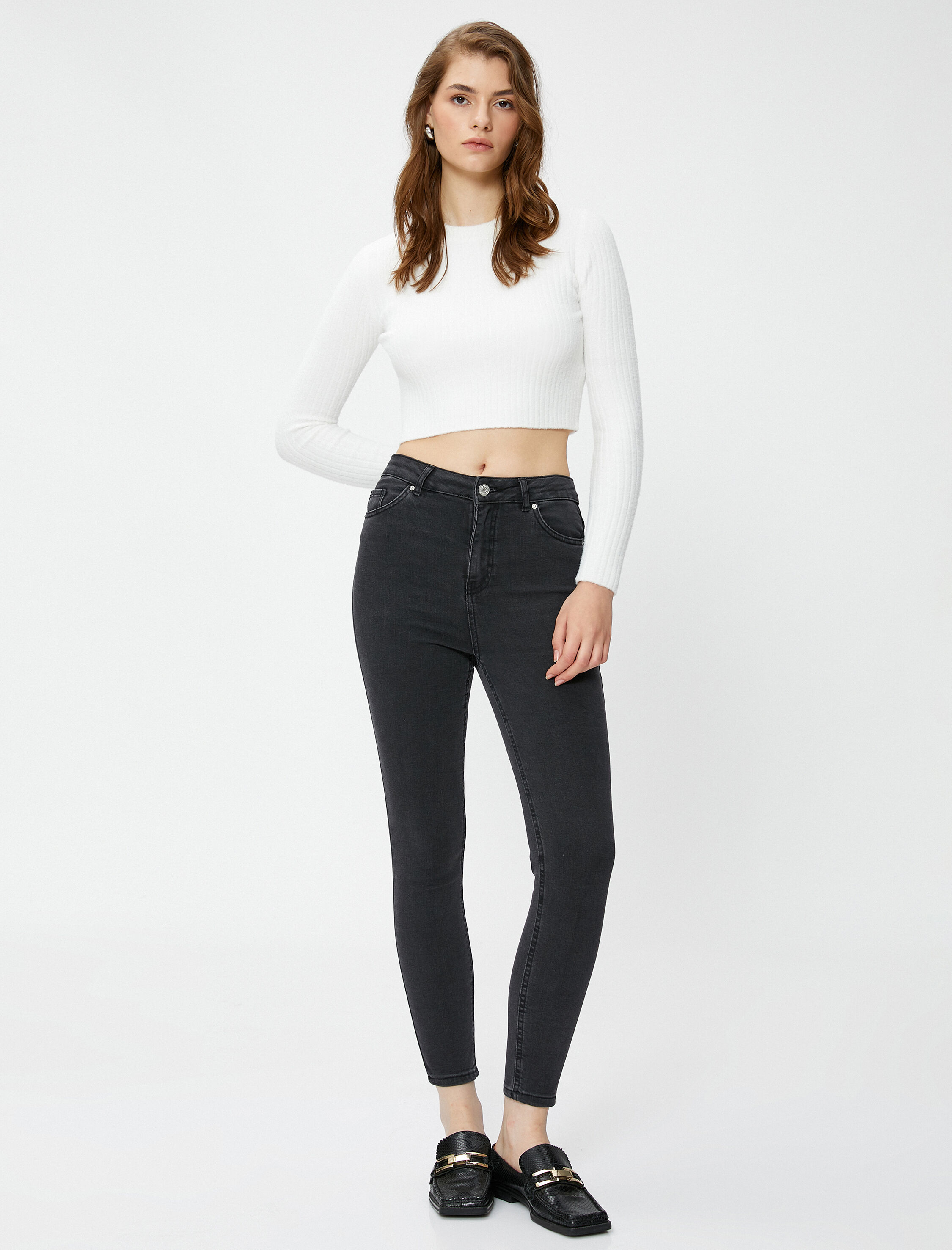   Push Up Kot Pantolon Dar Paça - Carmen Jeans