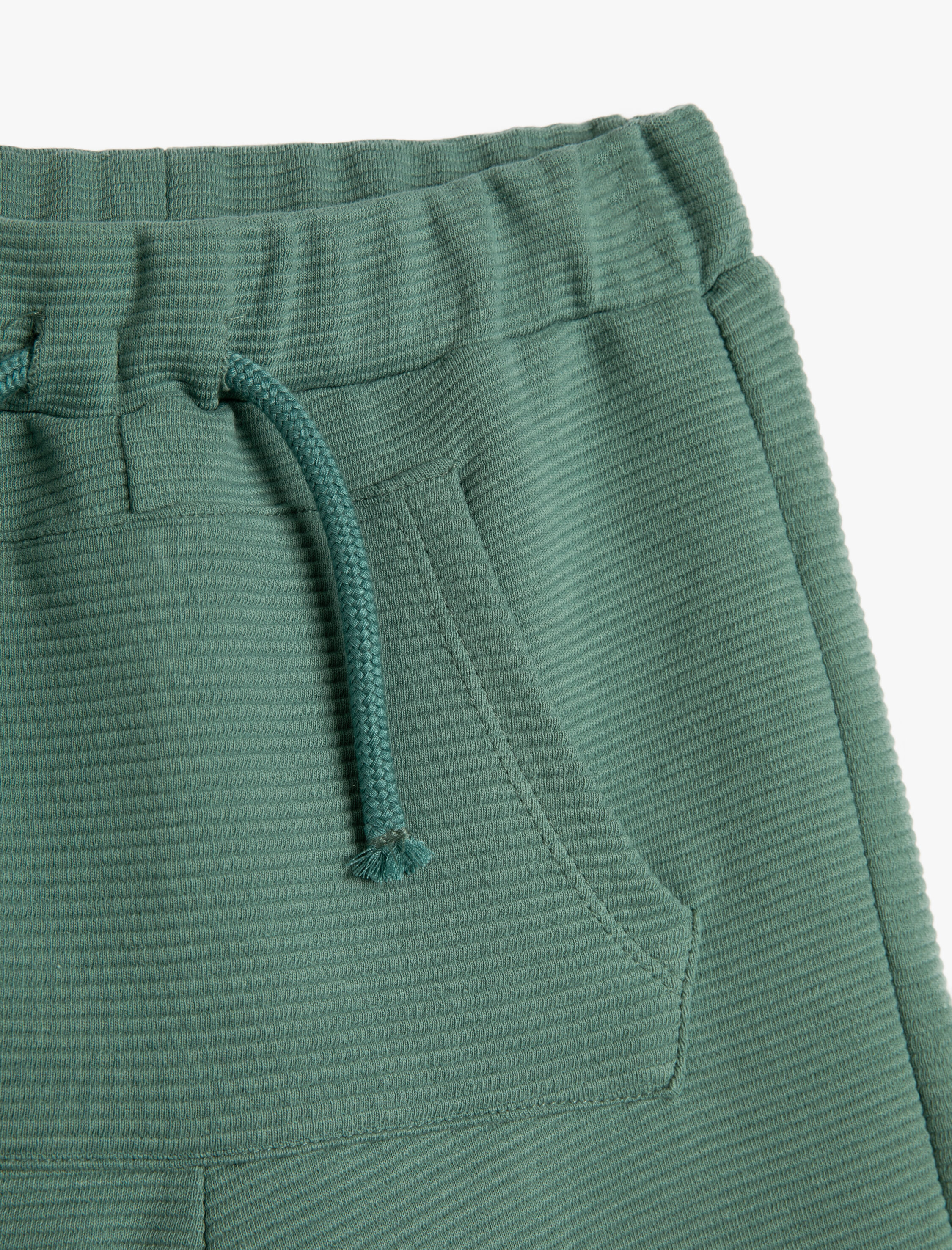  Erkek Bebek Basic Jogger Eşofman Altı Beli Bağlamalı Dokulu Pamuklu