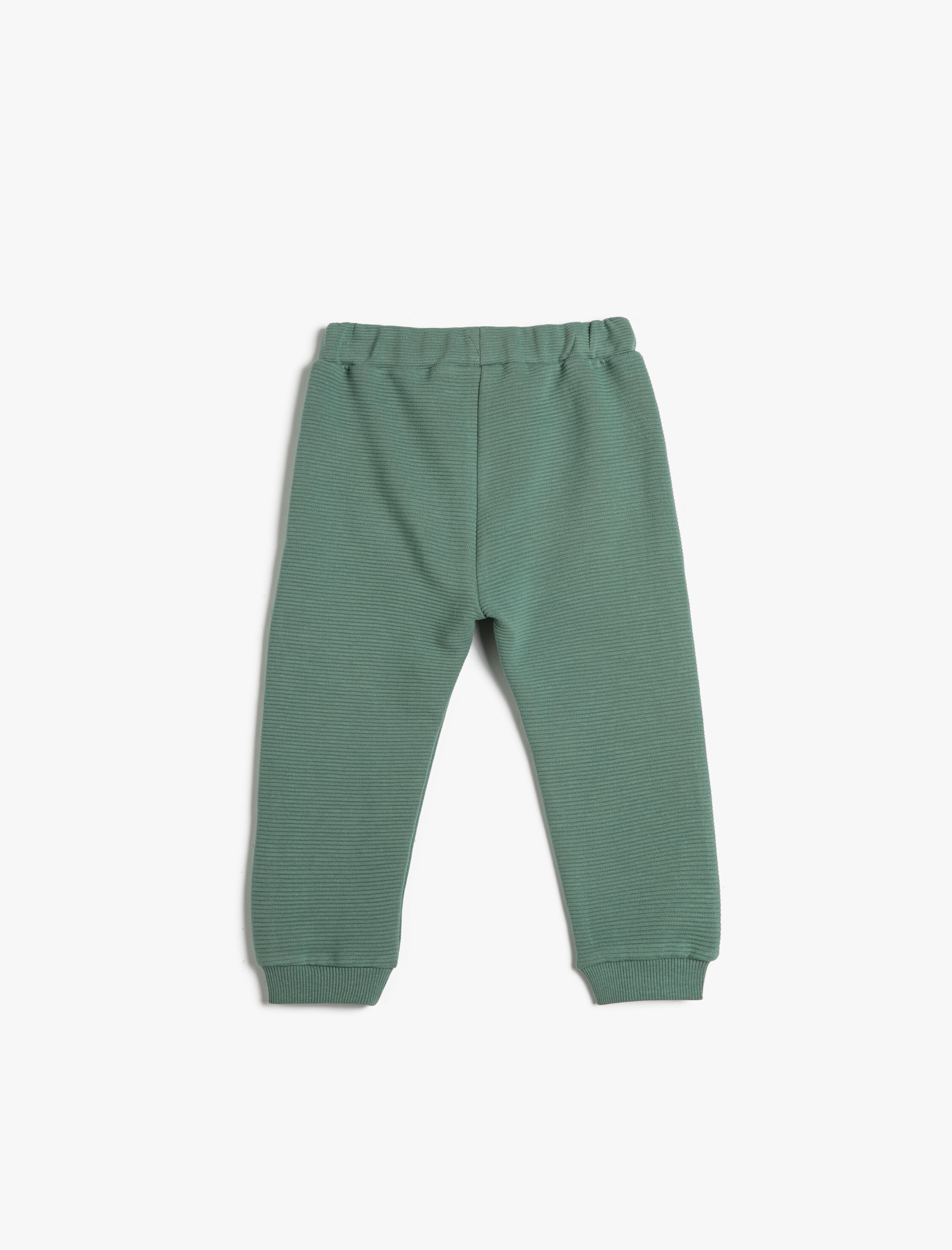  Erkek Bebek Basic Jogger Eşofman Altı Beli Bağlamalı Dokulu Pamuklu