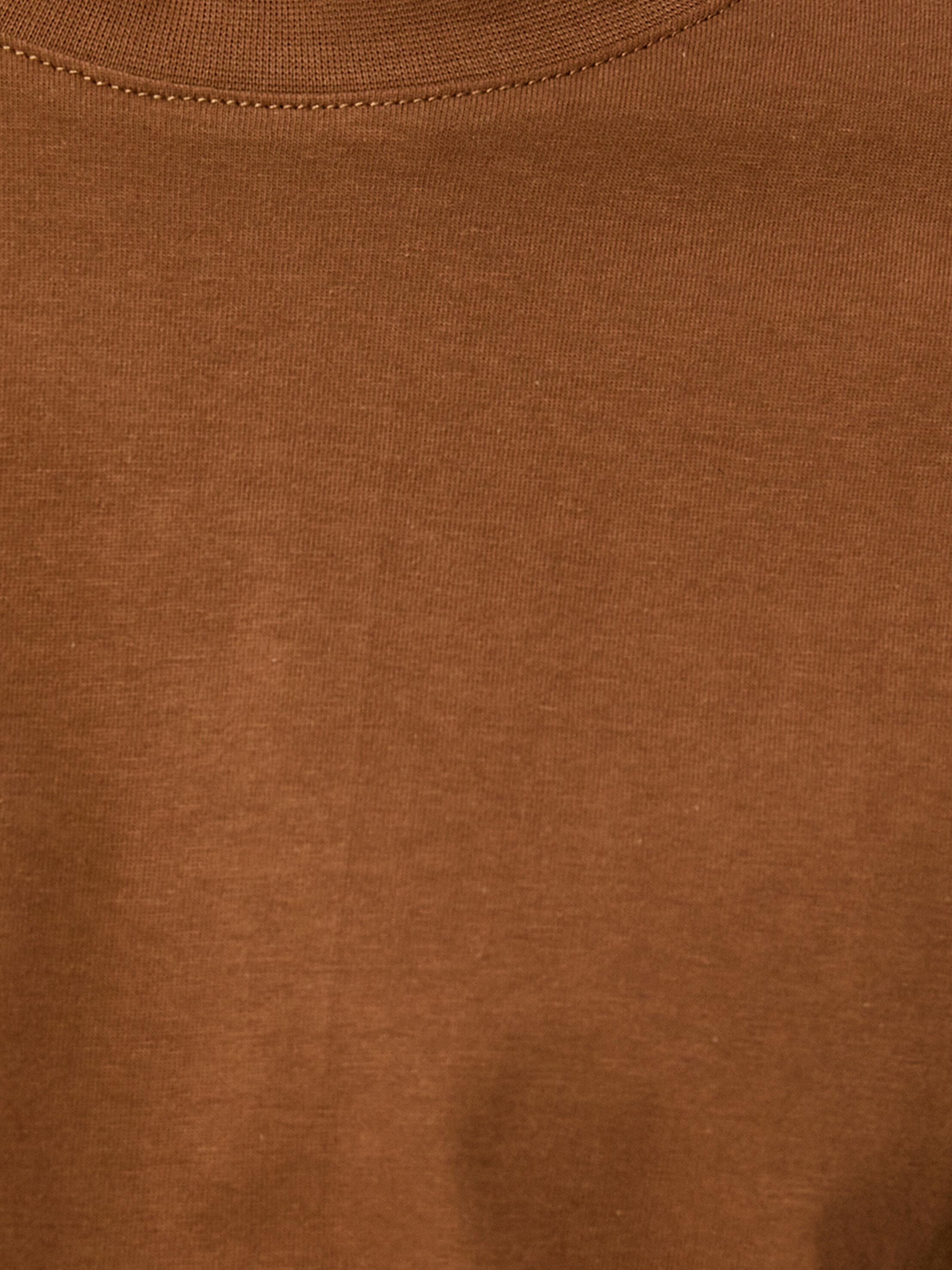   Basic Tişört Bisiklet Yaka Kısa Kollu Pamuklu