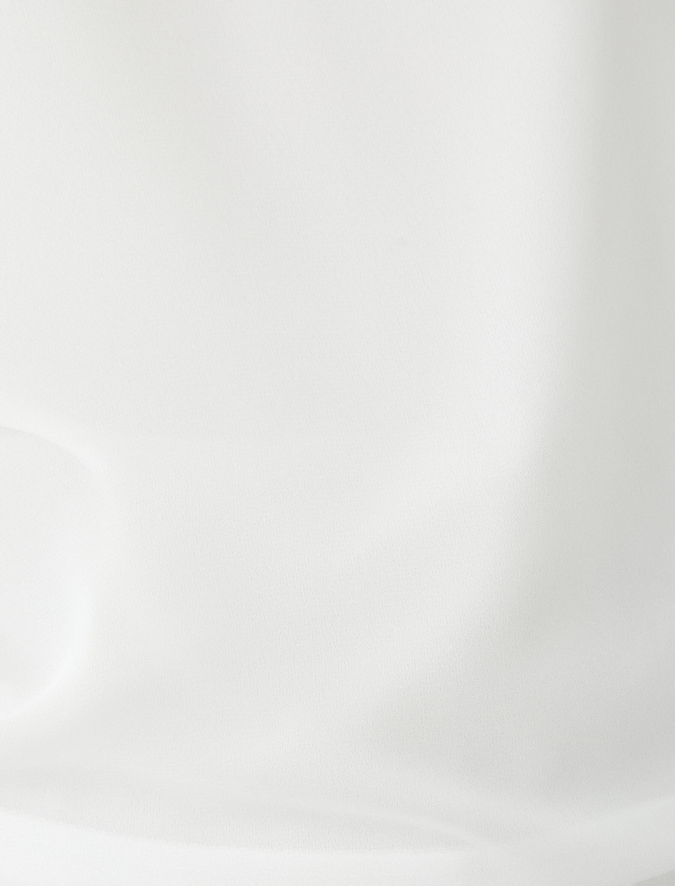 Tül Bluz Kolları Pileli